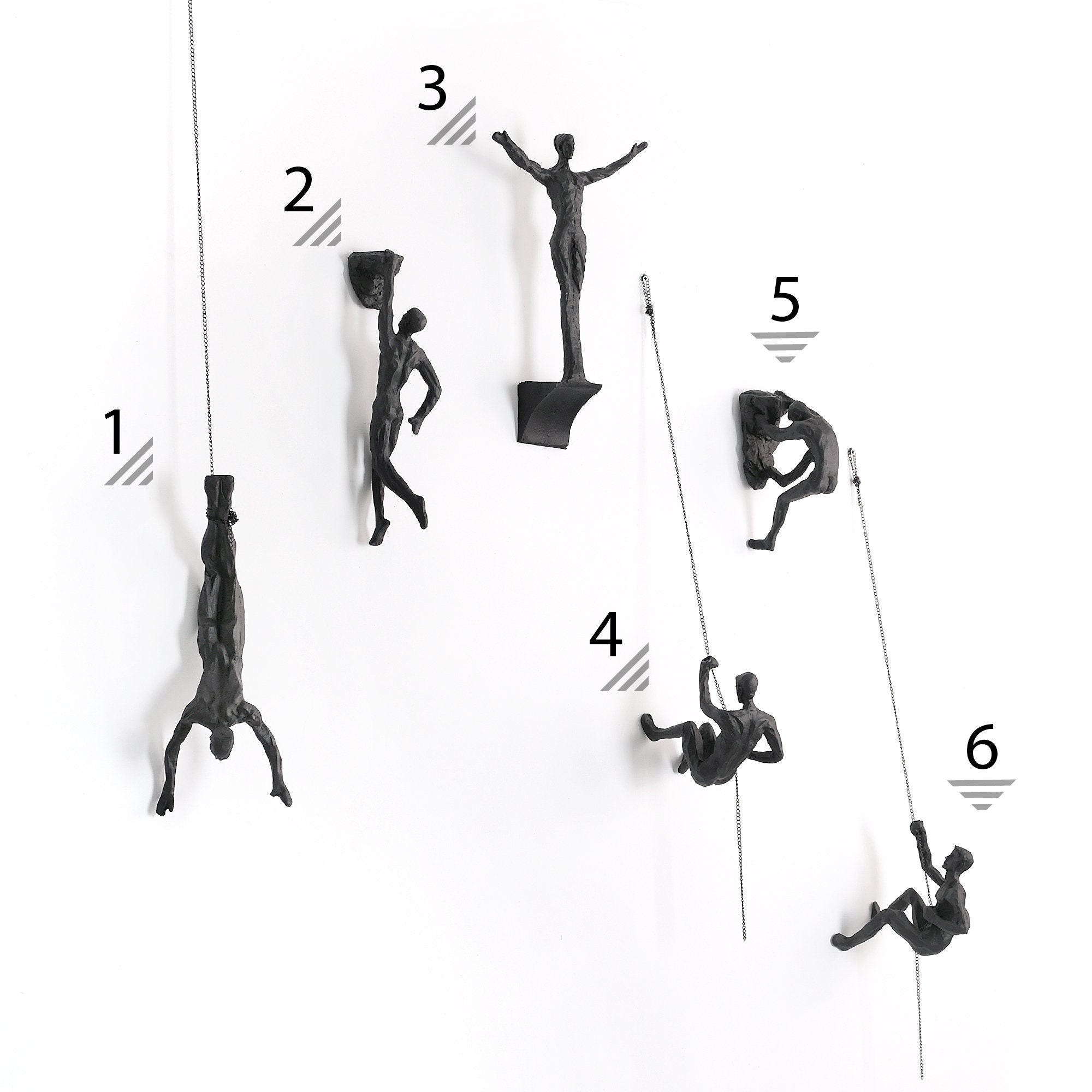🪂Climbing Man Wall Sculpture🏃‍♀️🏃‍♀️