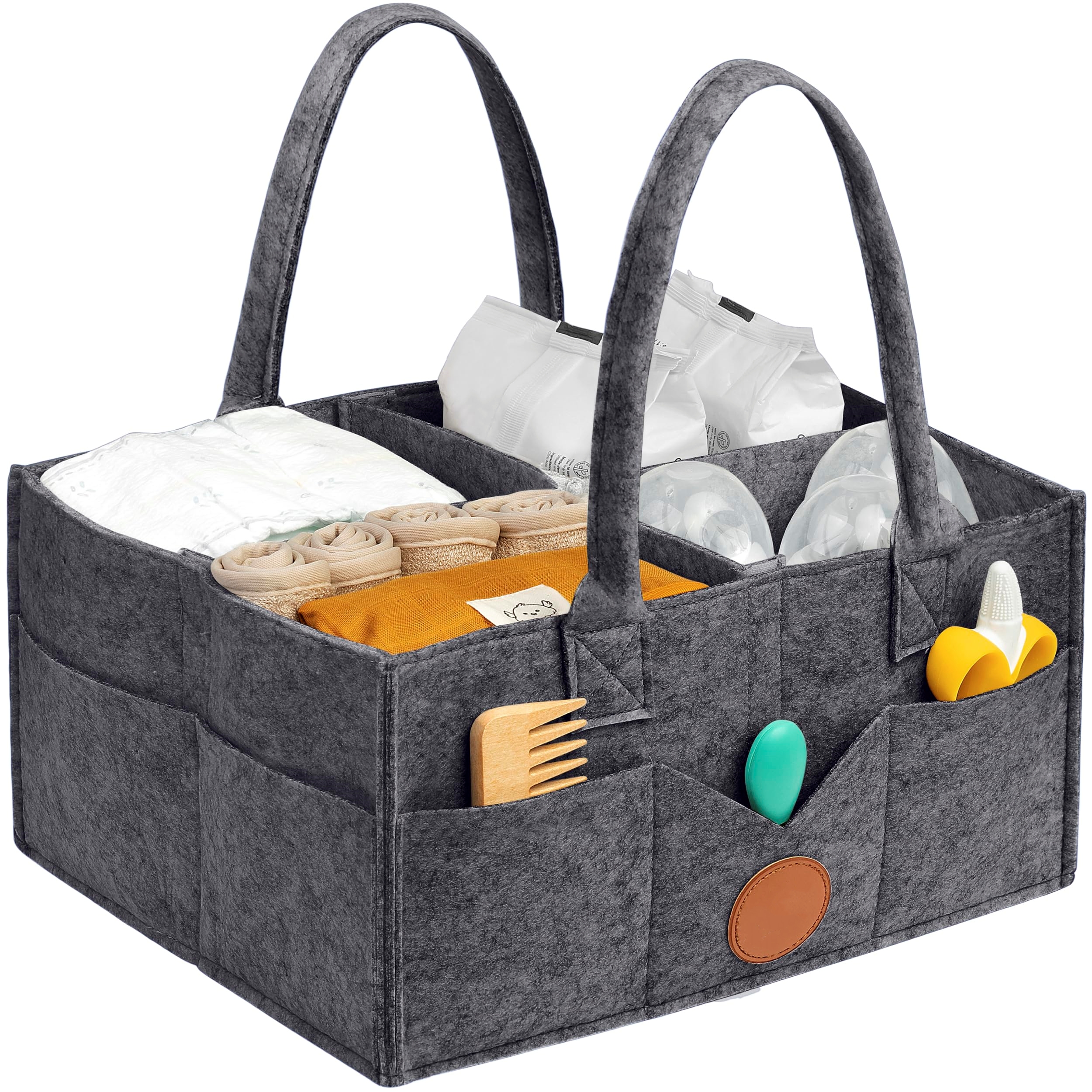 🔥Last Day 50% OFF🔥Multi-compartment Large Capacity Organizer - Diaper Caddy Organizer - Baby Organizer for Nursery