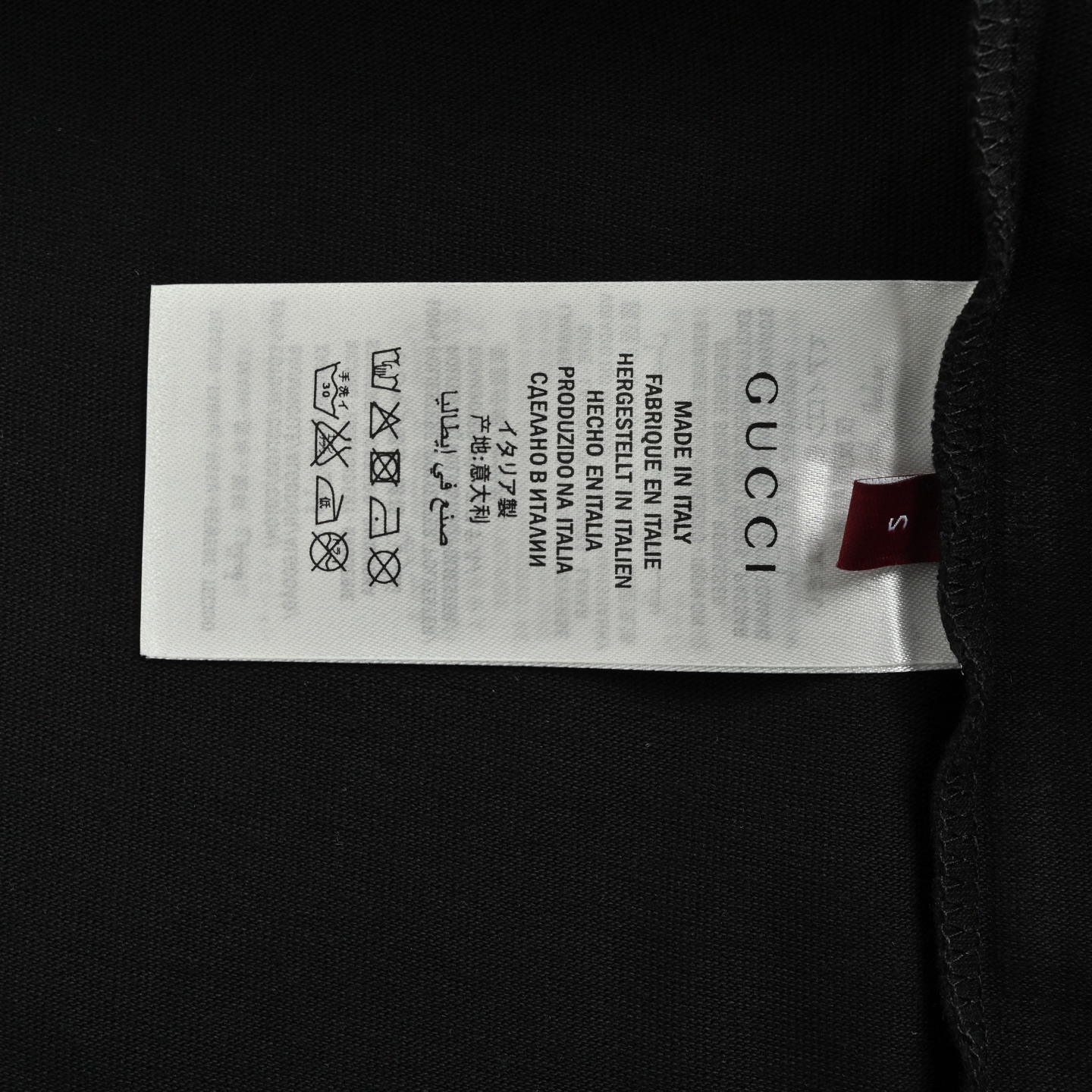 Gucci 25ss short sleeves with lettering print on chest