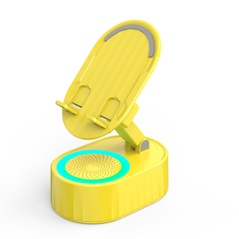 💥LAST DAY SALE 50% OFF🔥2024Upgraded Cell Phone Stand with Induction Speaker/Power Bank/Atmosphere Light（Functionality 5 in 1）