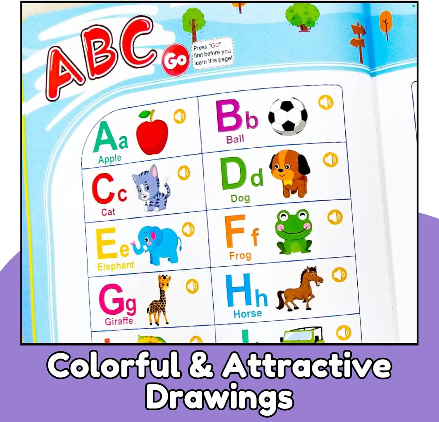 ✨Last Day 50% OFF✨My First English Words Sound Book,300+ Words Interactive Audio Sound Books for Toddlers