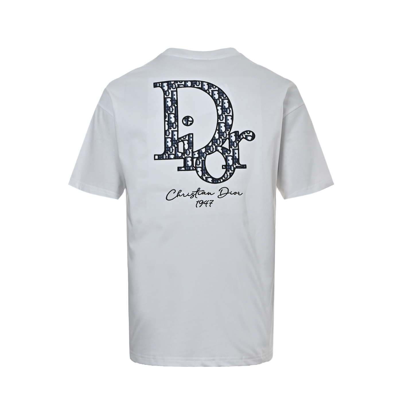 Dior 25ss patch monogram embroidered short sleeves