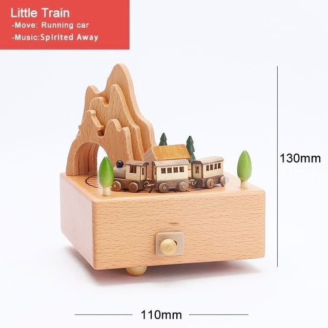 (🔥Last Day Promotion-SAVE 50% OFF)Handmade Wooden Rotating Music Boxes-BUY 2 GET 10% OFF & FREE SHIPPING