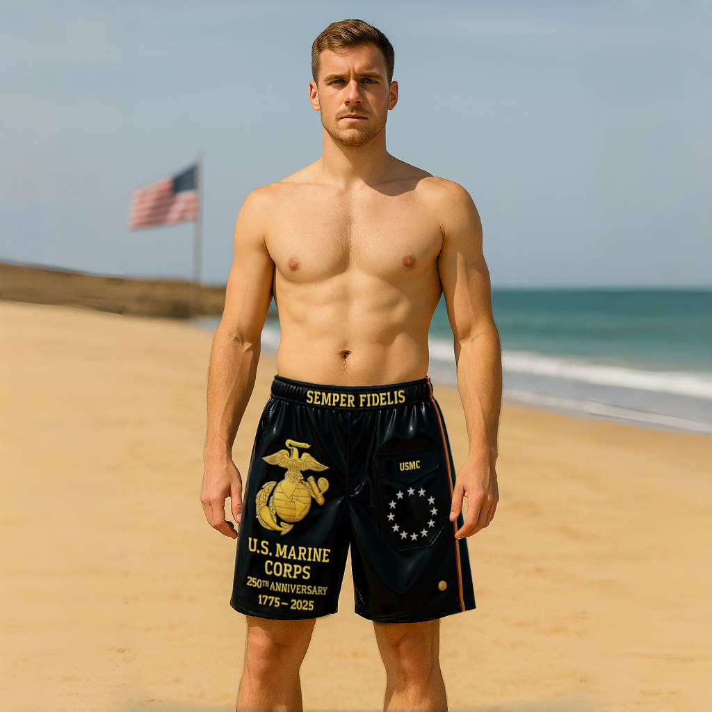 USMC 250th Anniversary Commemorative Shorts – 🔥Limited Holiday Drop