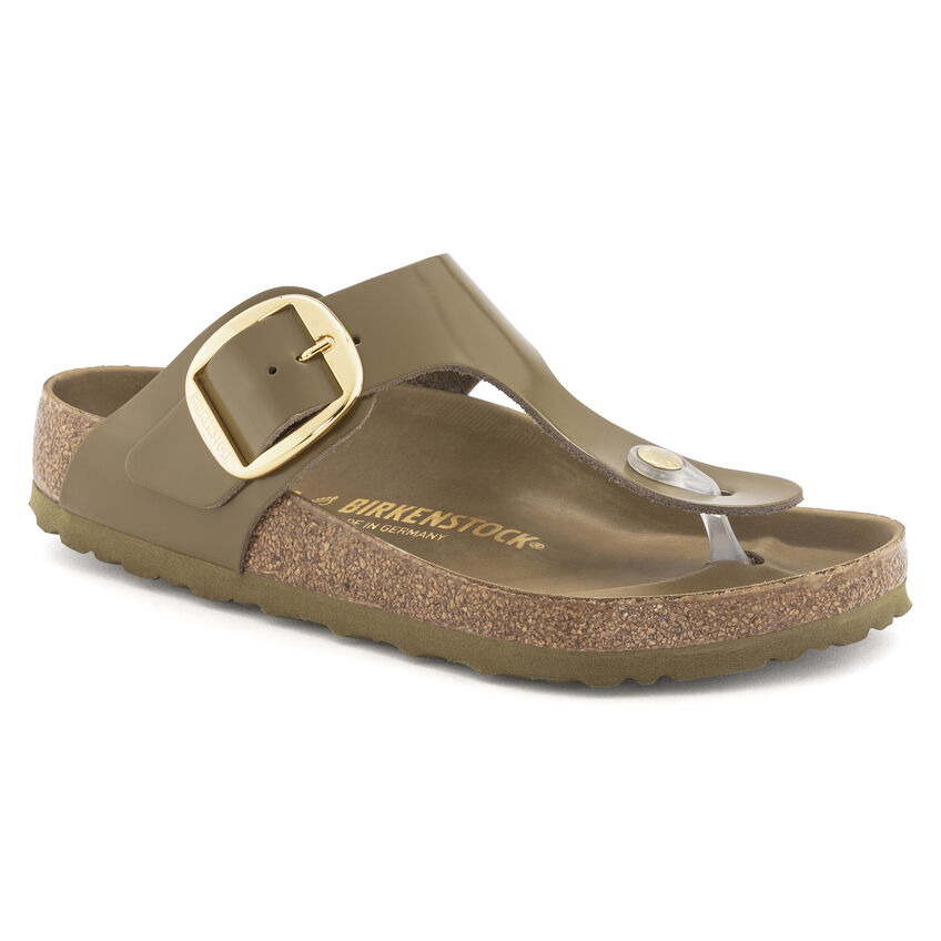 Gizeh Big Buckle Natural Leather Patent B-93226