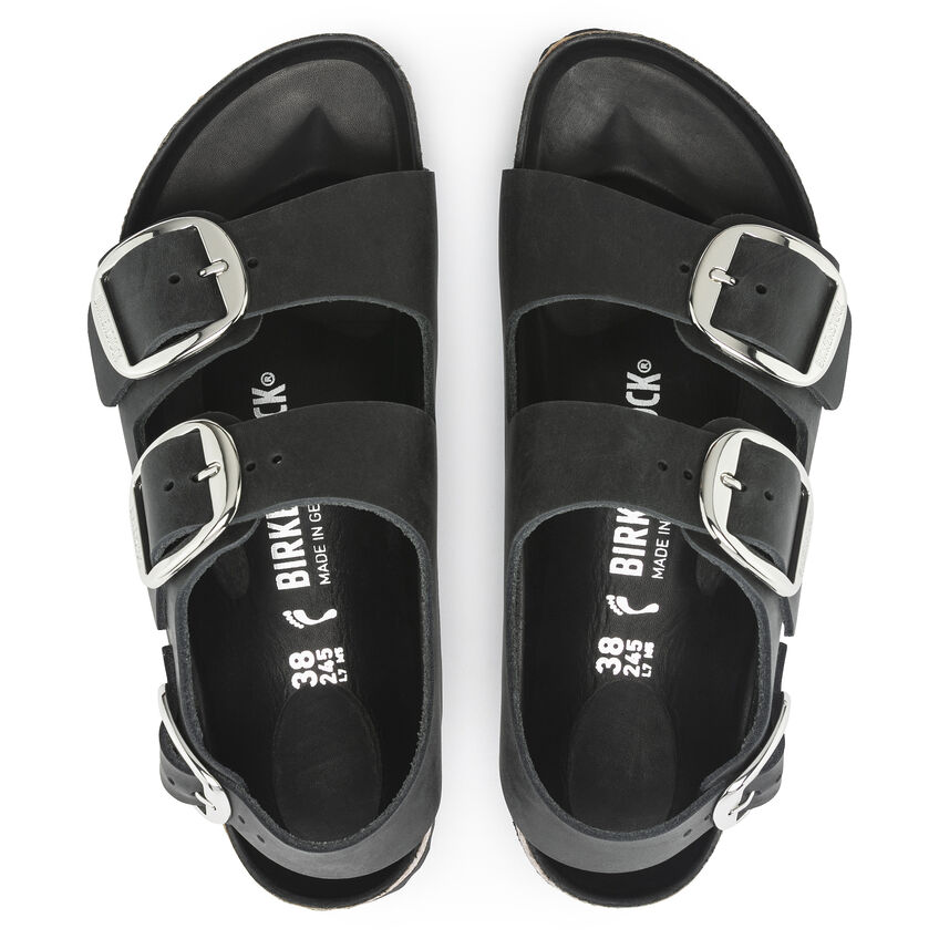 Milano Big Buckle Oiled Leather B-96677