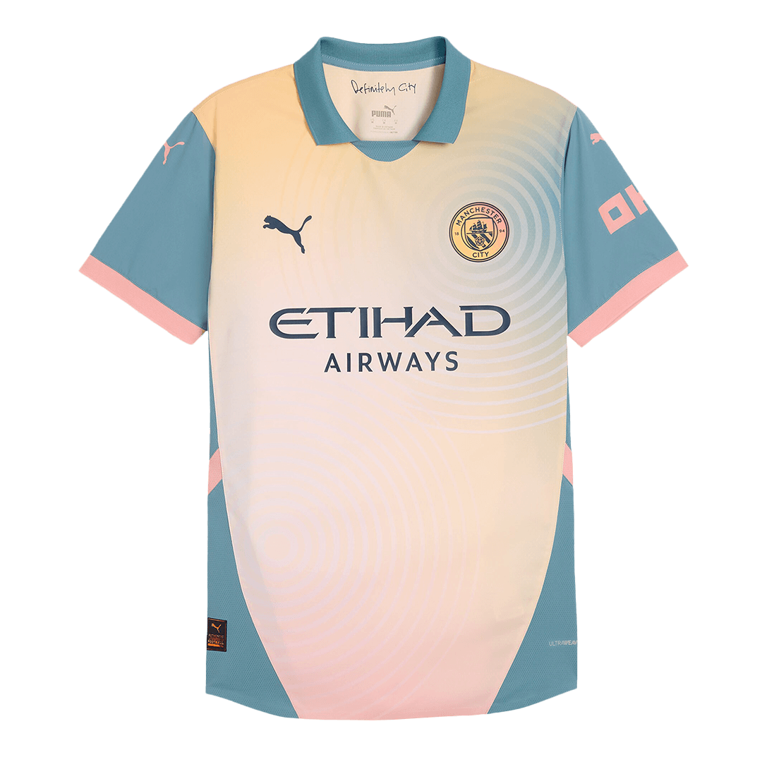 Authentic FODEN #47 Manchester City Fourth Away Shirt 2024/25 Definitely City Football Shirt