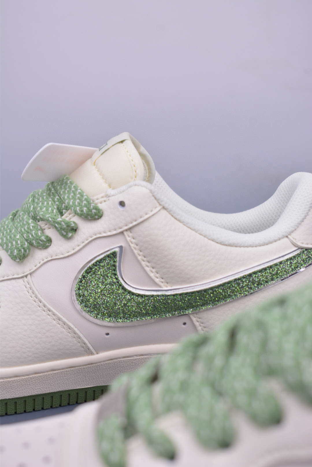 Gucci x Nike Air Force 1 07 Low Sneakers White Green QY6818-607