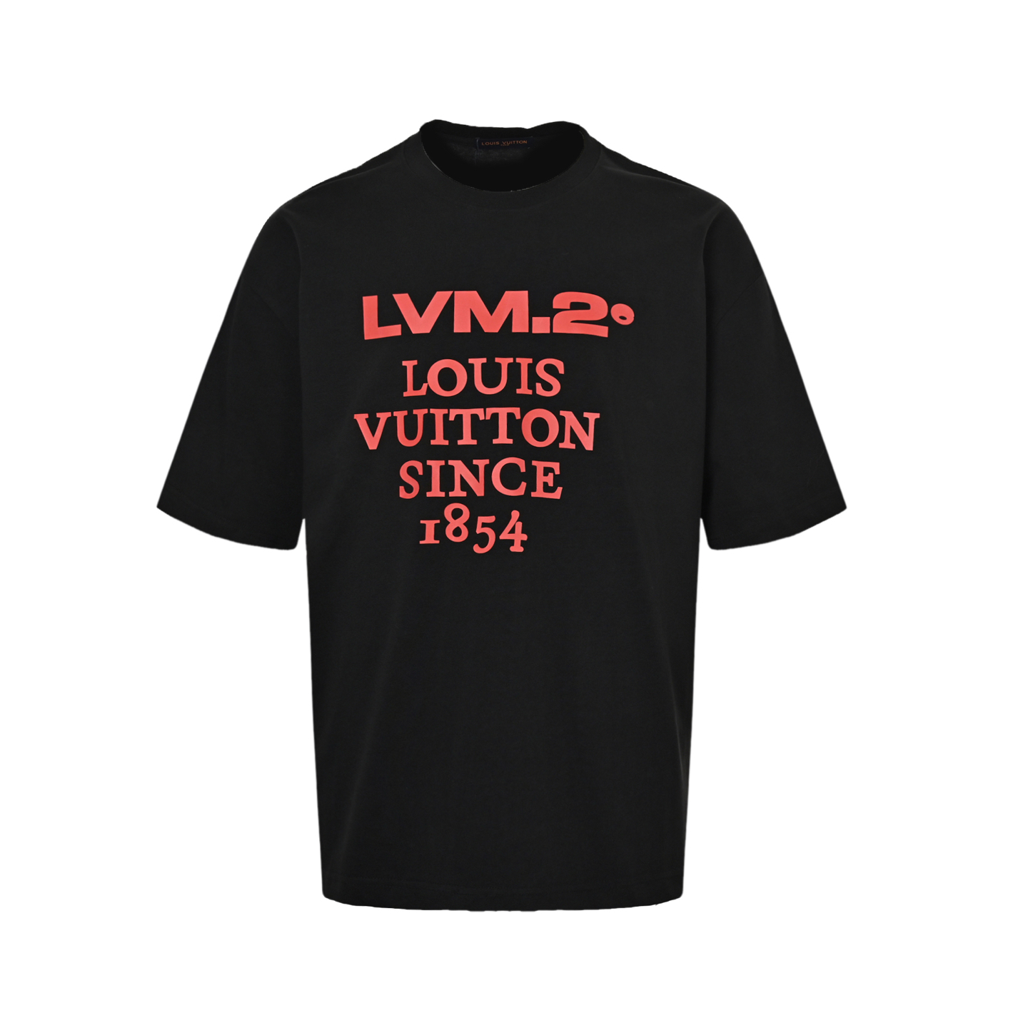 Louis Vuitton 24ss red letter print short sleeve