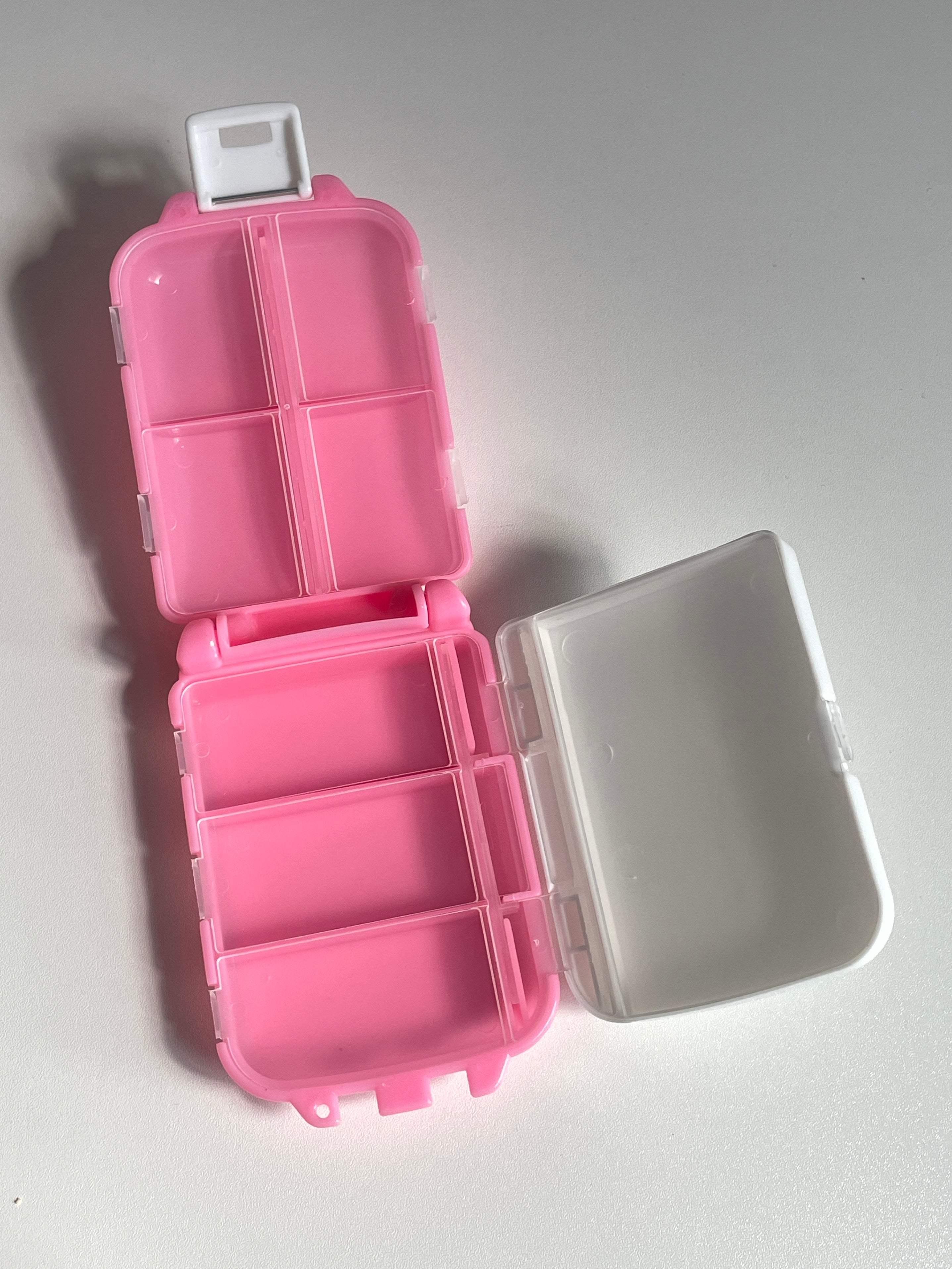 KT Pill Organizer-Pill Boxes for Travel Pill case Vitamins Fish Oil Supplements, Medication Organizer Dispenser for Fish Oils, Vitamin Holder Supplement