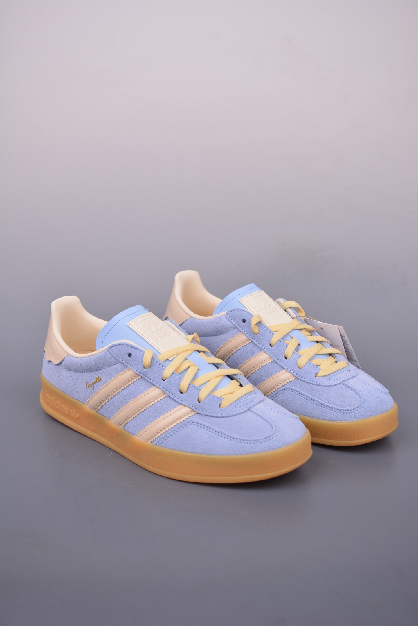 Adidas Gazelle Indoor Trainers Sneakers Light Blue Ice Cream JR8029