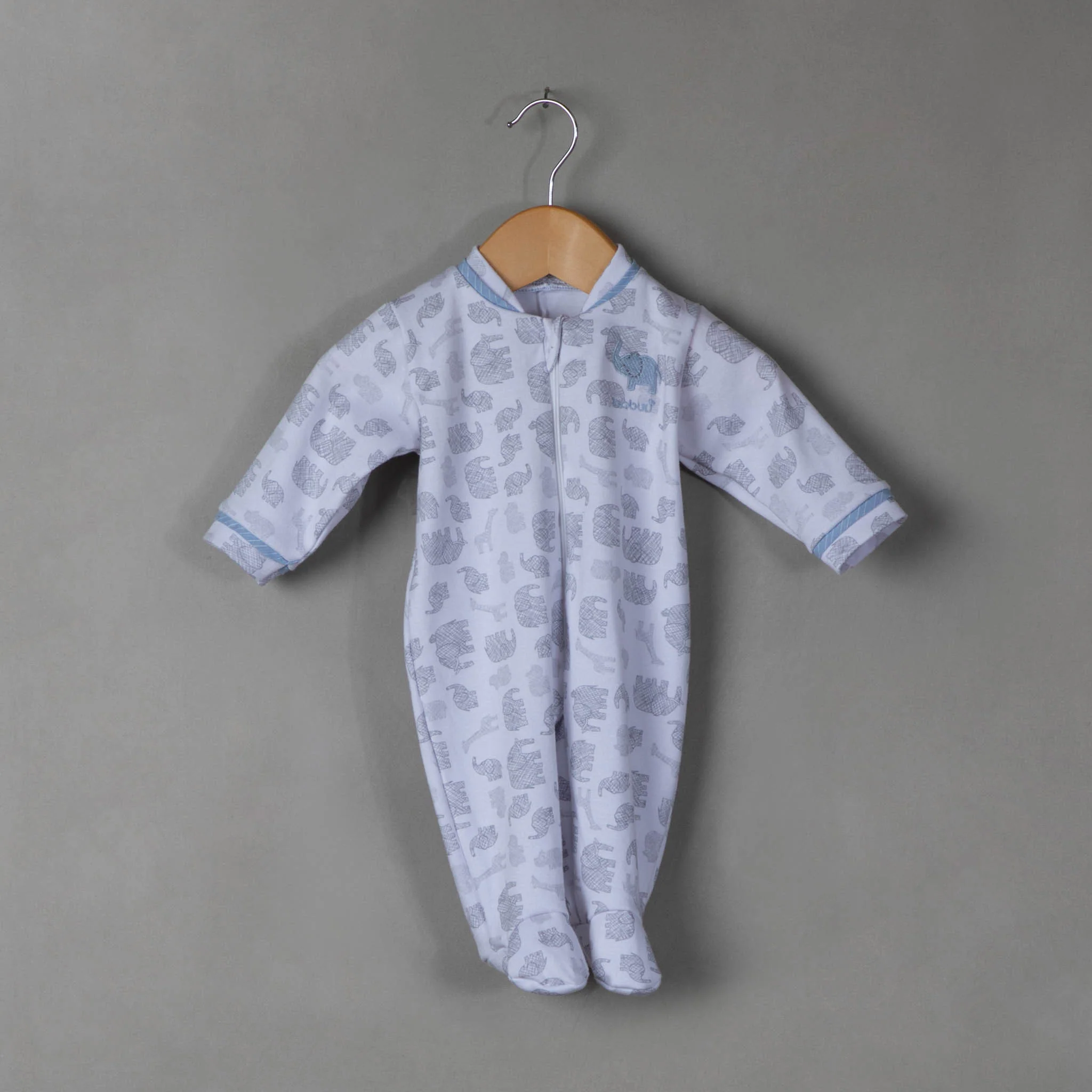 Mameluco Camiseta Elefante Azul