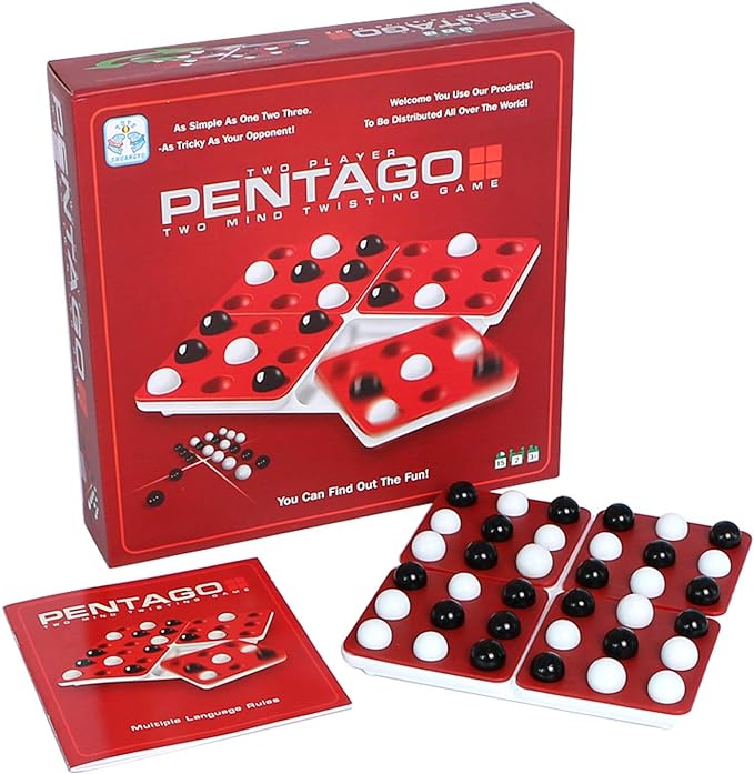 🔥The best product in 2024🔥Wood Cube Wisdom Pentago Game