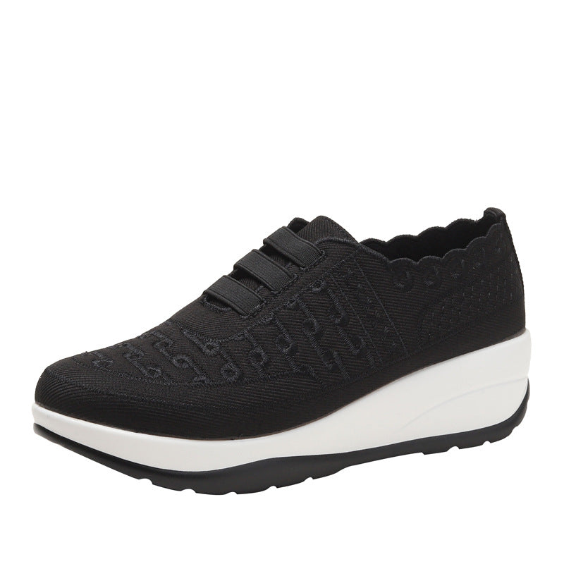 Ultimate Comfort with Fly Woven Mesh Slip-on Women's Shoes