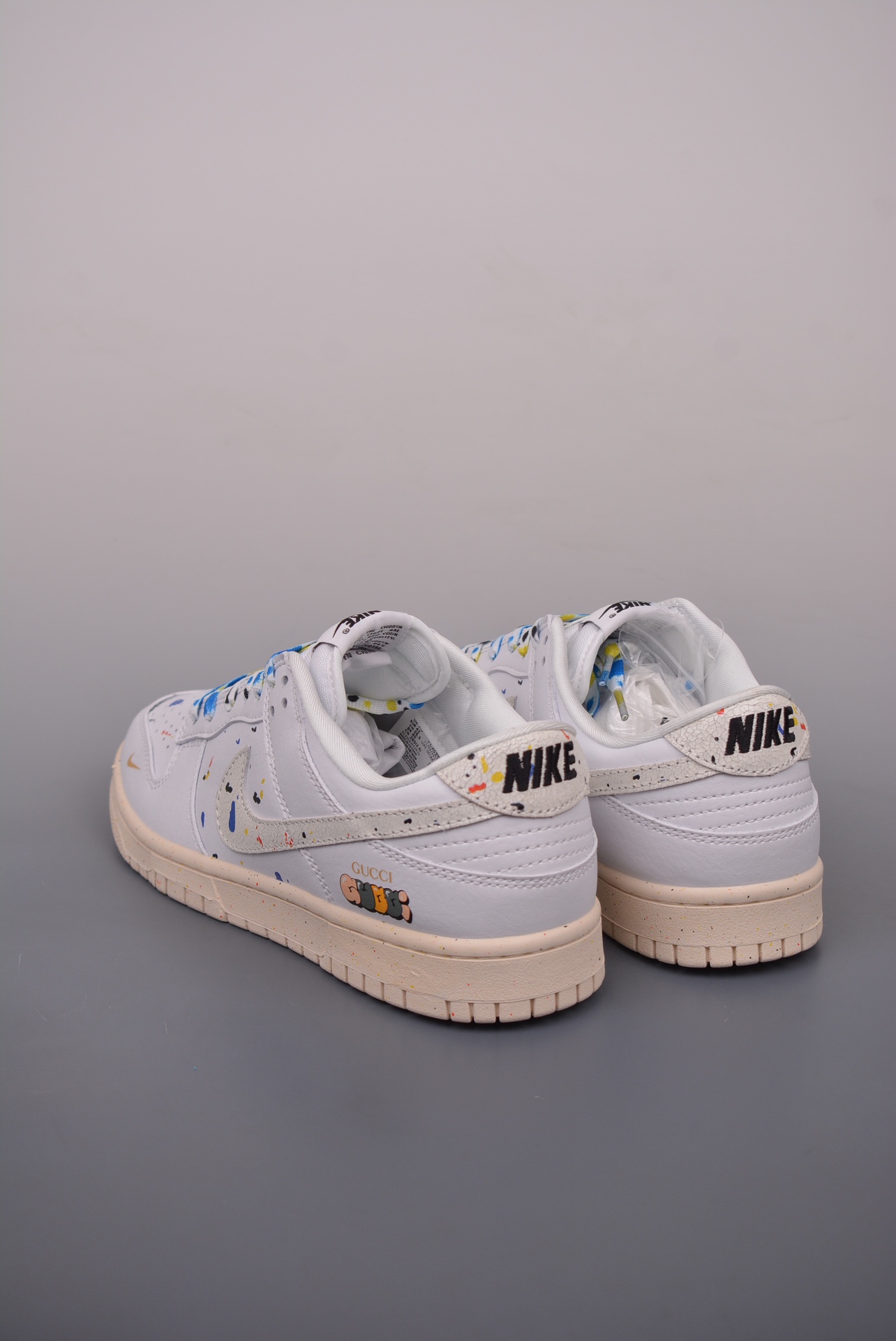 Gucci x Nike SB Dunk Low Esquisite Gucci White Color Splash KK1688-051