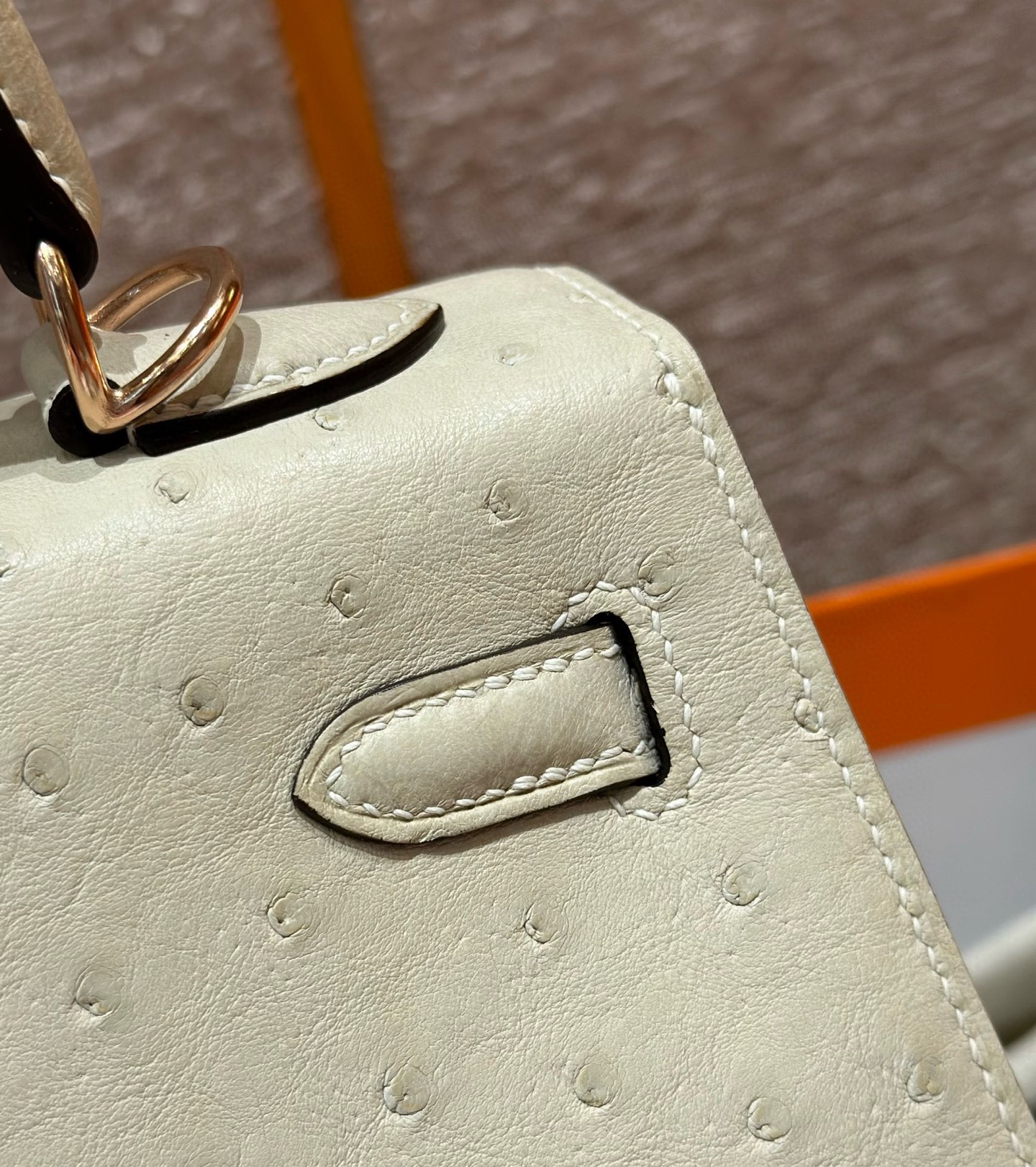 Hermes Kelly 3CParchemin Handbag (Handmade to order)