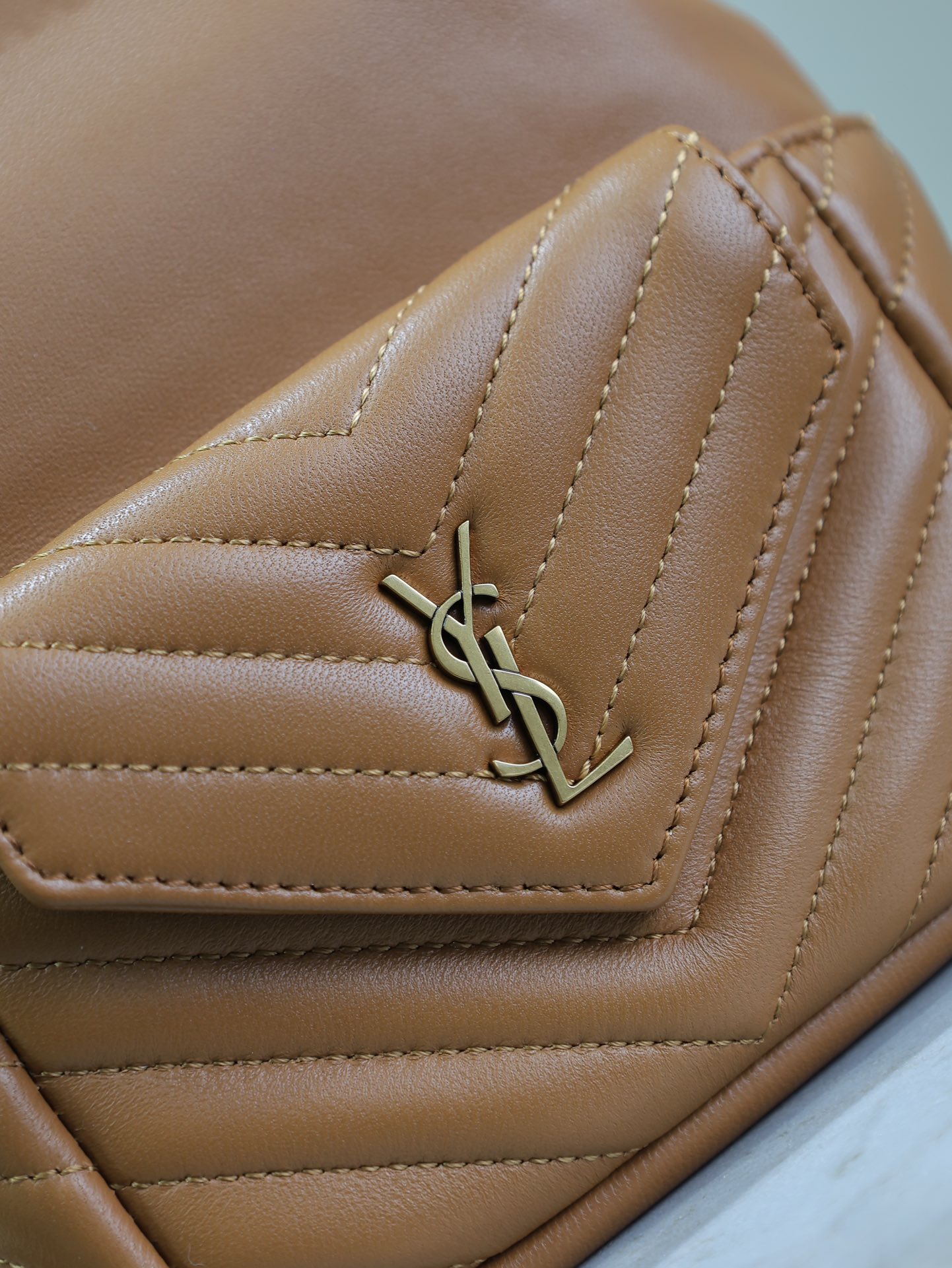 Yves Saint Laurent JOE V Quilted Mini Bucket Bag 631052