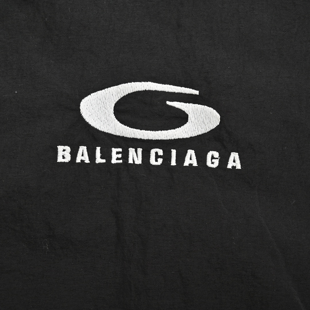 Balenciaga 24Fw hook and loop embroidered woven jacket
