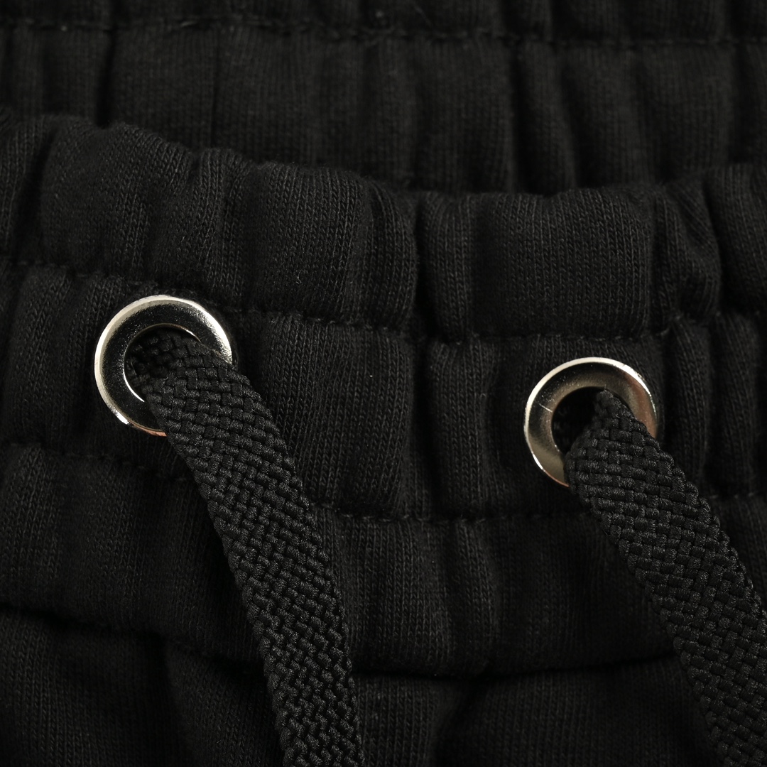 Burberry classic TB rubber lettering cuff trousers