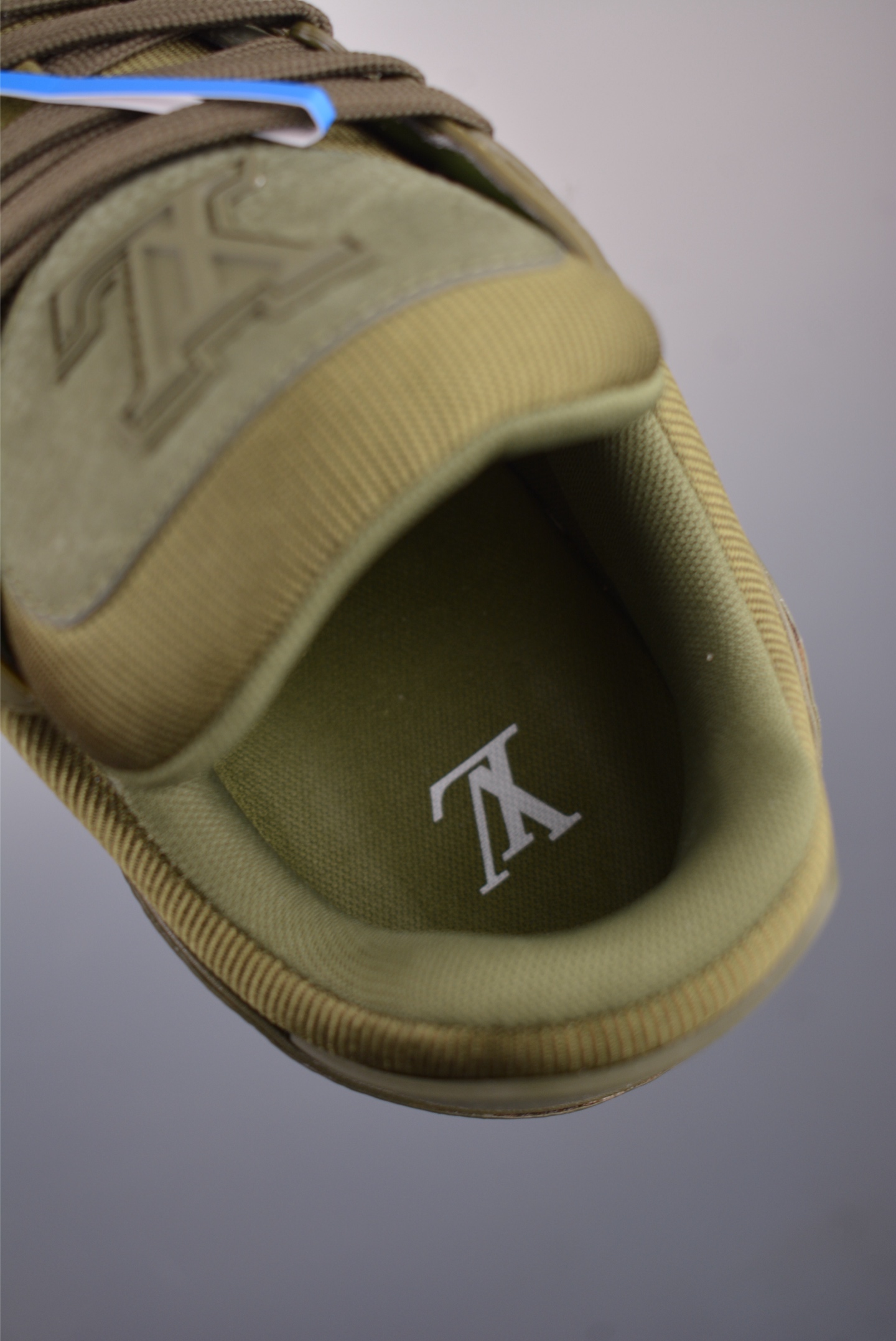Louis Vuitton Trainer Sneaker Low Army Green Print
