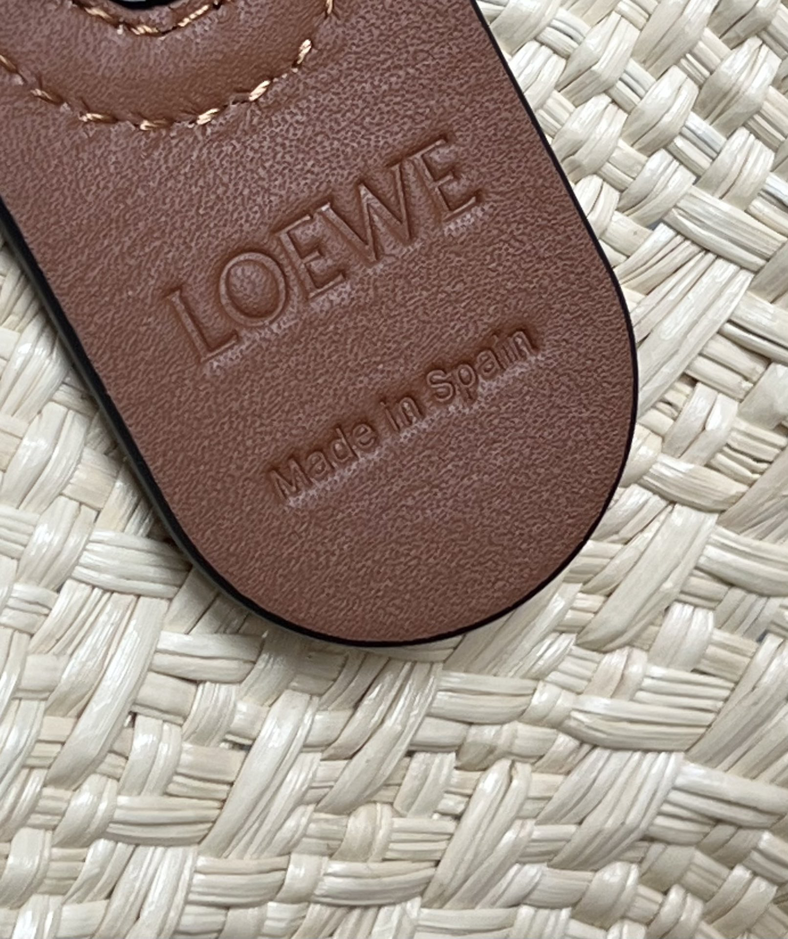 Loewe Anagram Basket Straw Bag 1002