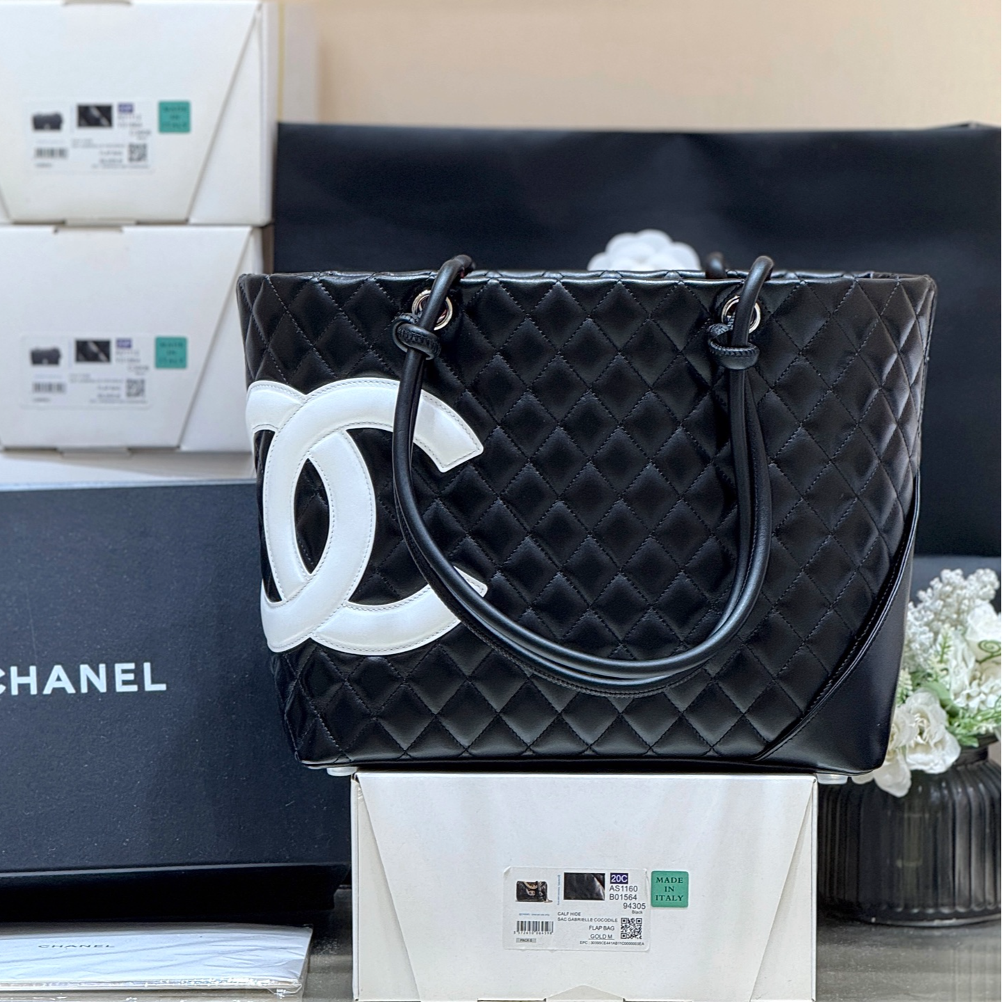 Chanel used Cambon tote A29795 00158