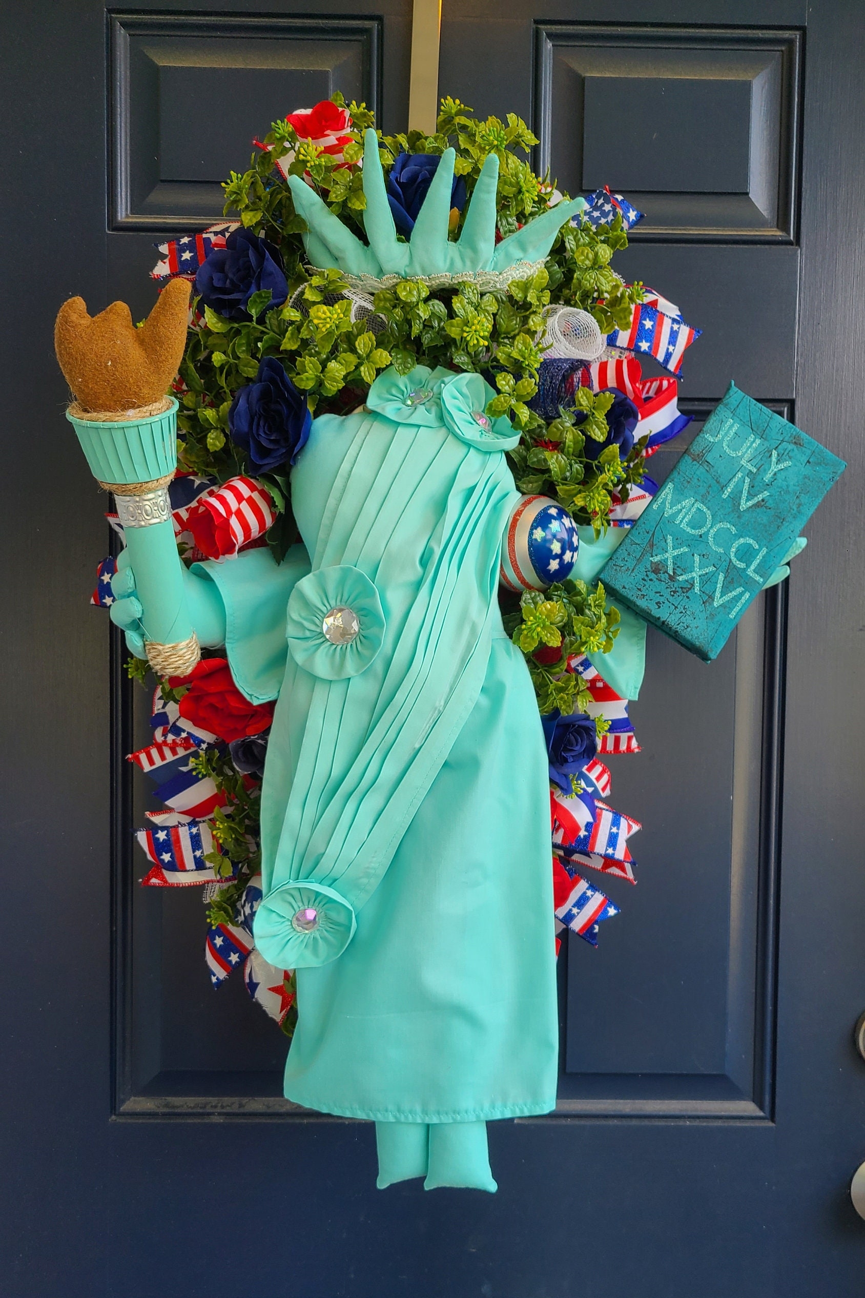 👍2024 New Arrival- 60% OFF💥Handmade Statue of Liberty Patriotic Wreath