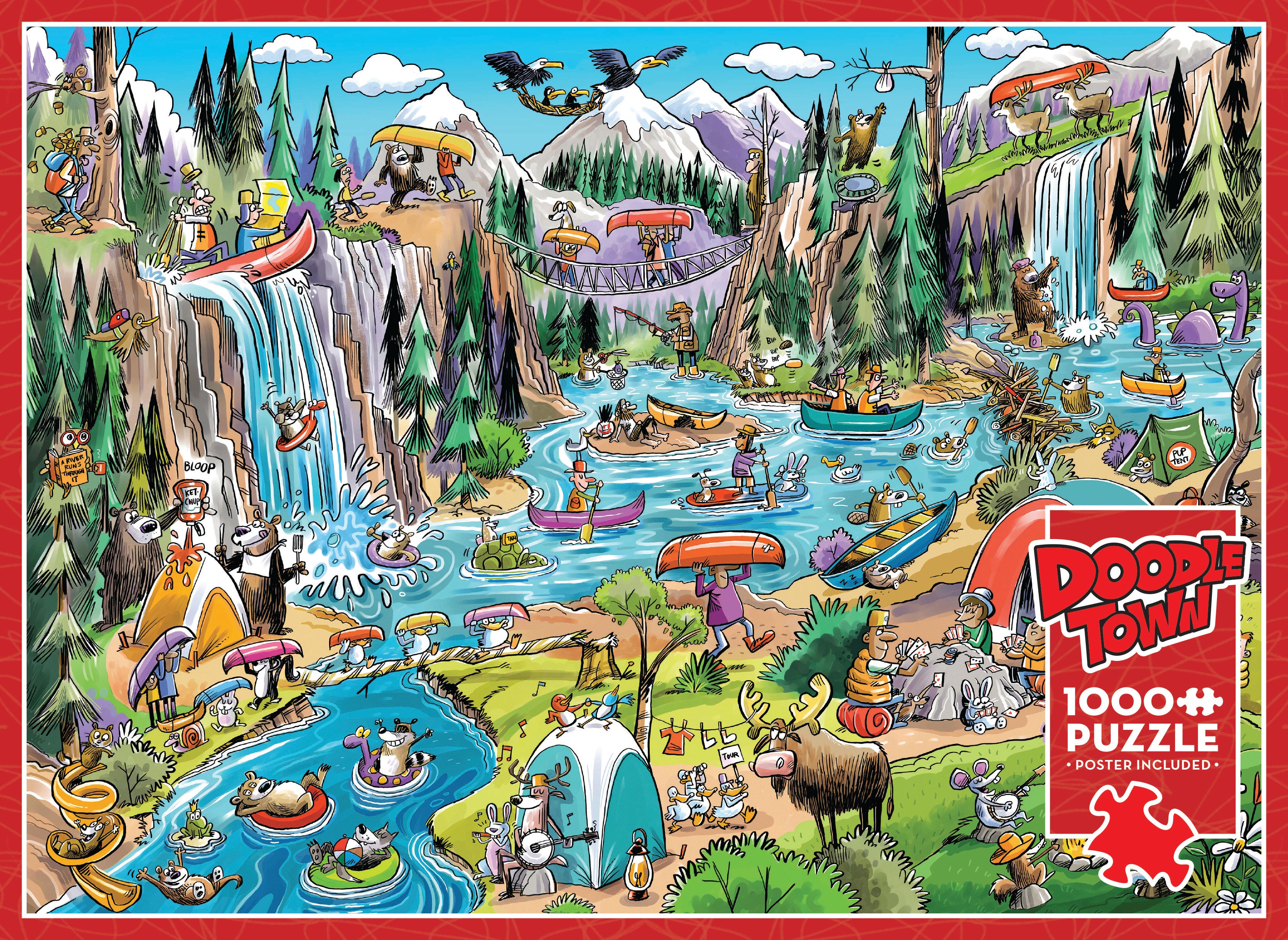 DoodleTown: Portage Pandemonium | 1000 Piece