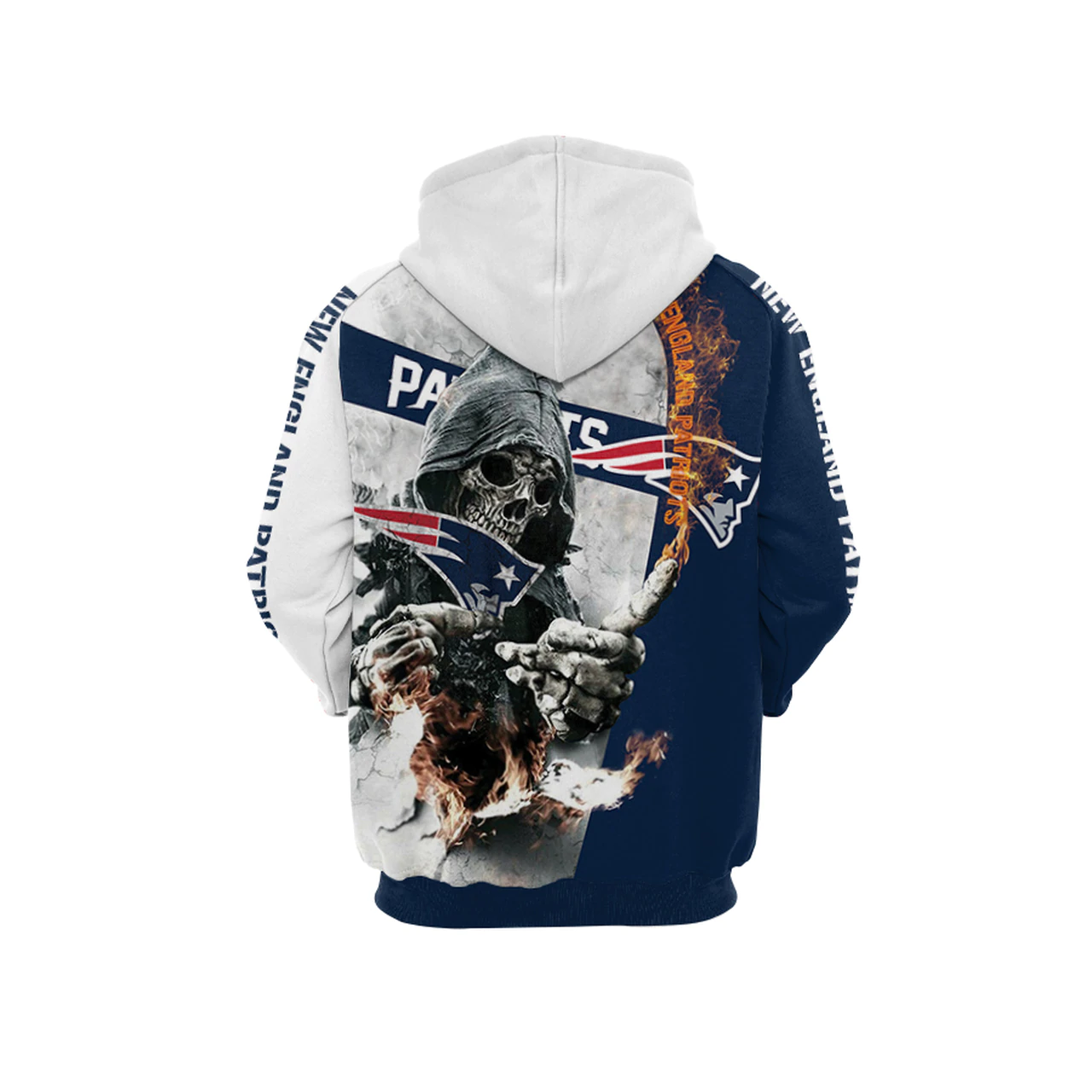NEW ENGLAND PATRIOTS 3D HOODIE NNEP016