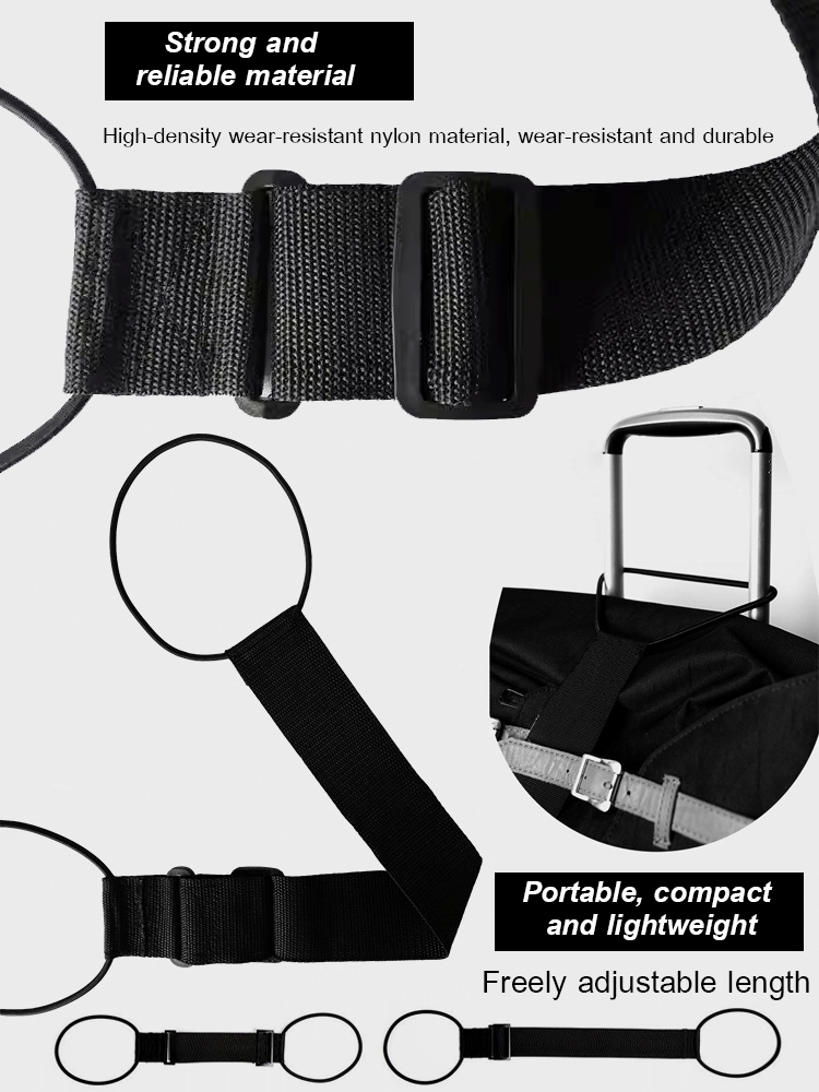 ✈️Best travel hack! 👜Adjustable Luggage Bag Attachment Strap