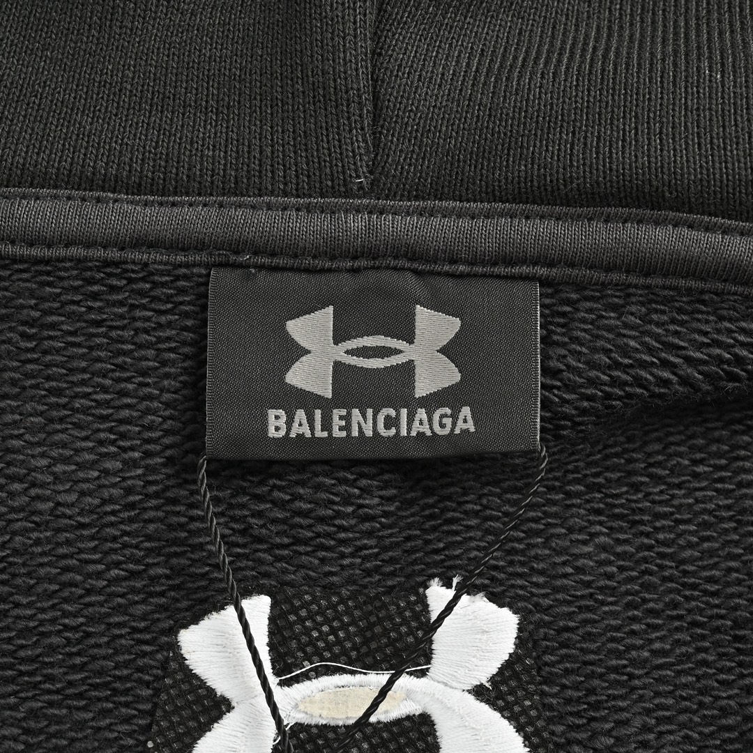 Balenciaga 24Fw Under Armour collaboration zip-up jacket