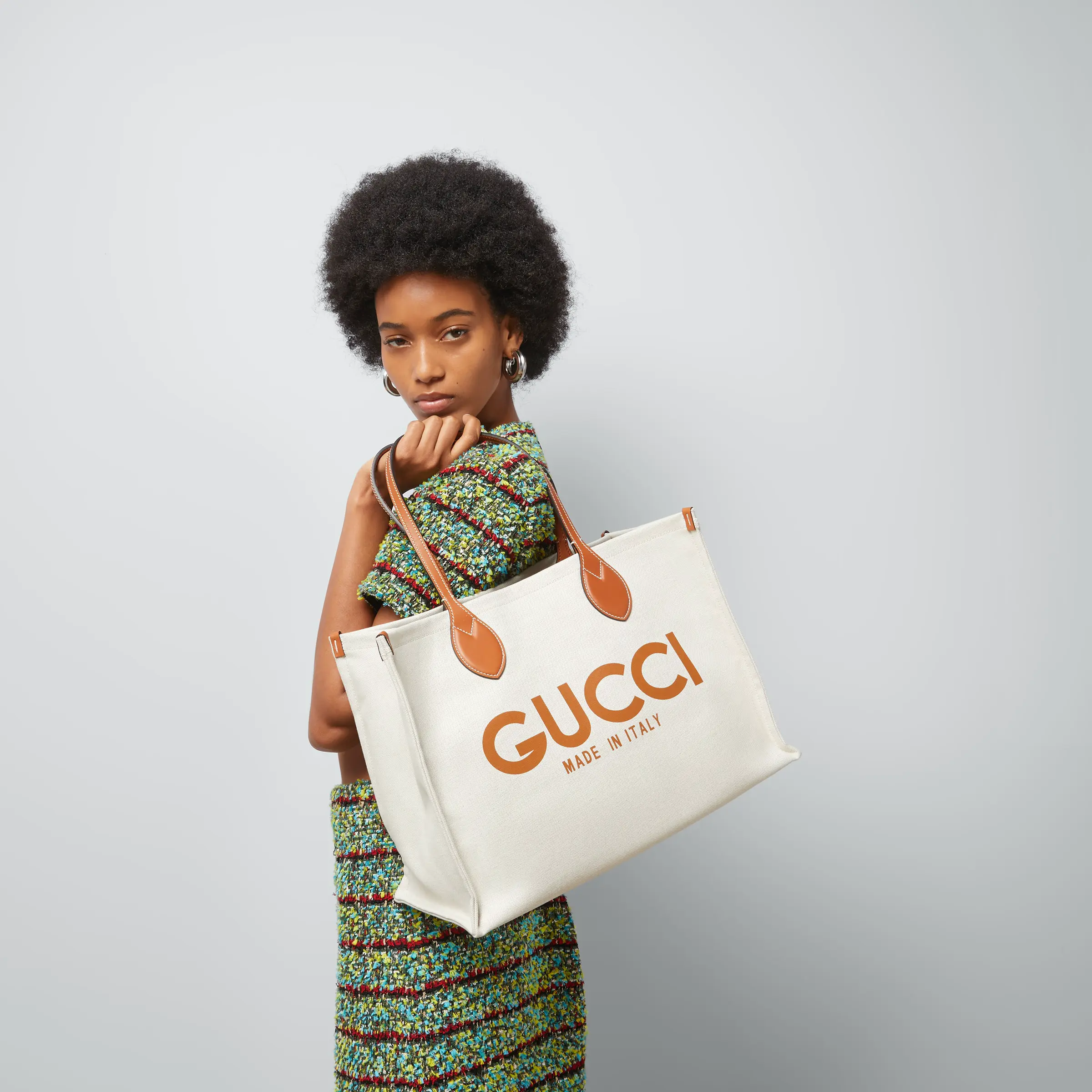 Gucci Canvas Tote Bag