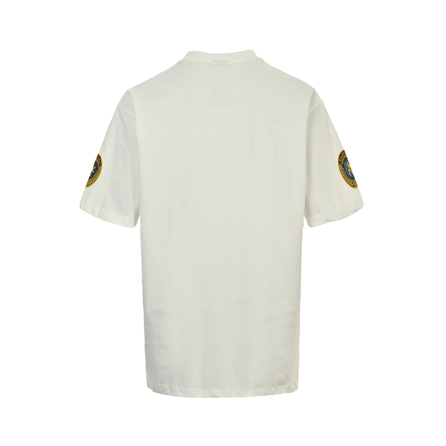 Balenciaga 25ss embroidered letter badge short sleeve