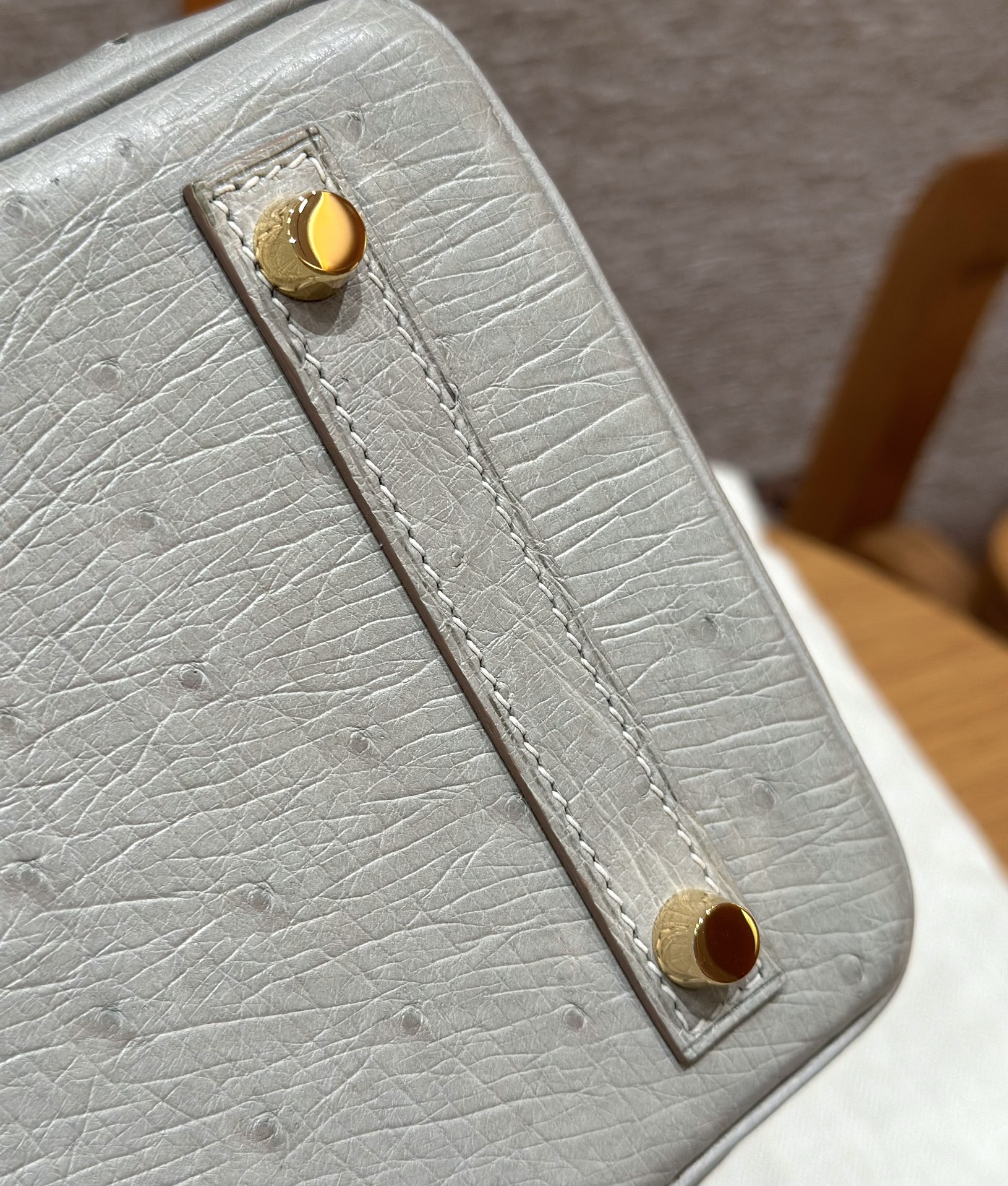 Hermes Birkin 80Girs Perle (Handmade to order)