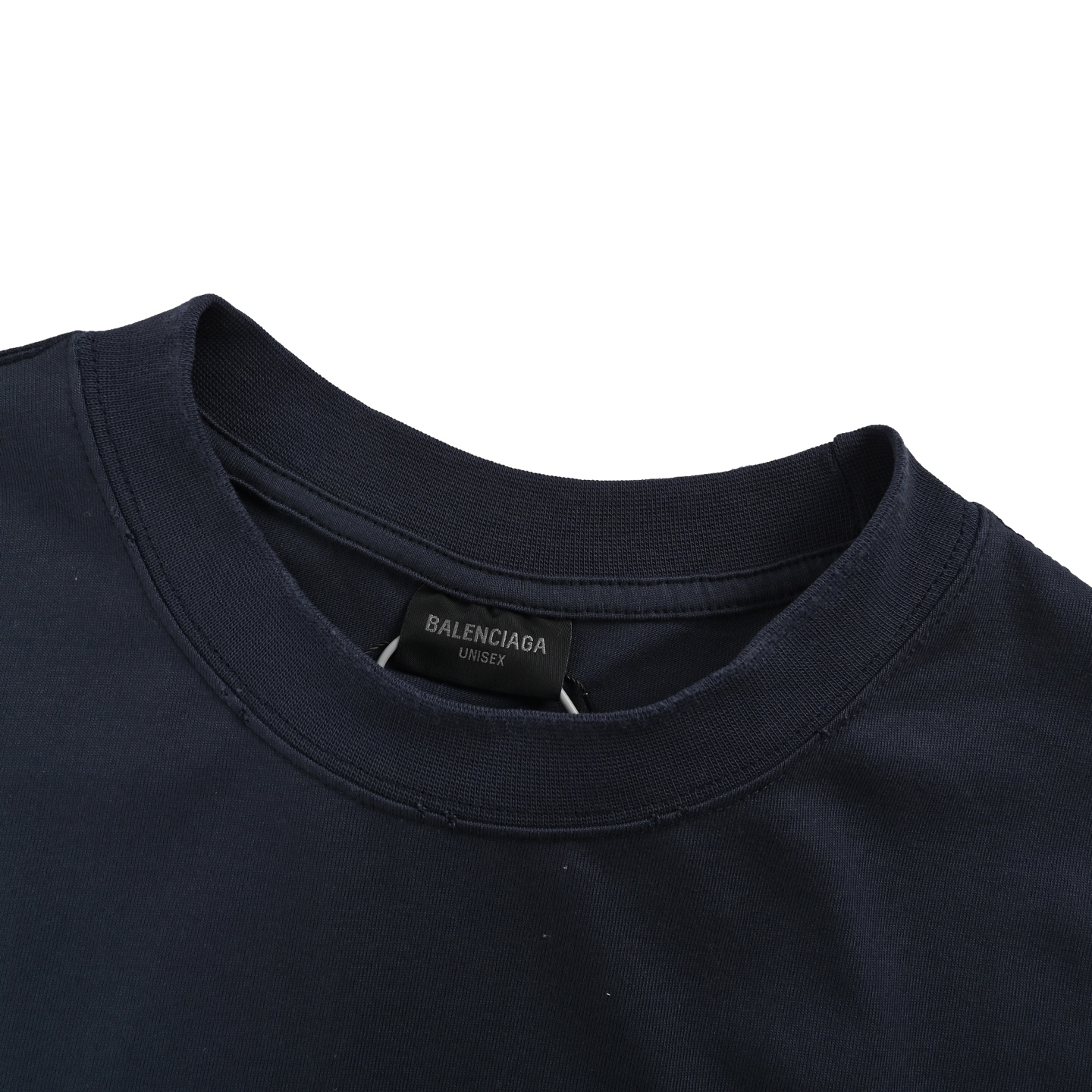 Balenciaga 24ss 3M printed distressed short sleeves