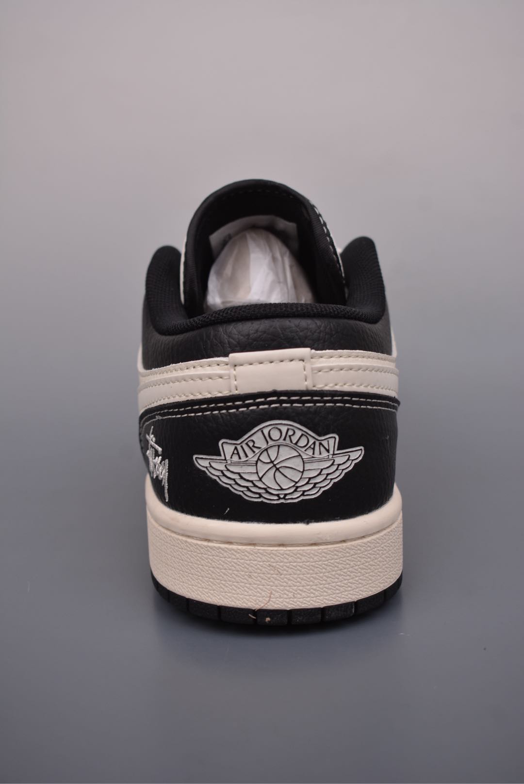 Stussy x Nike Air Jordan 1 Low OG Black Beige White XX3318-507