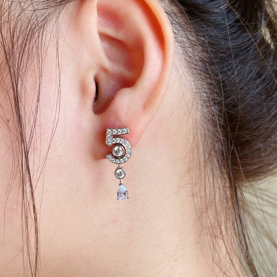 Chanel 5 tassel earrings