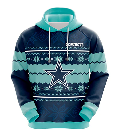 DALLAS COWBOYS 3D HOODIE XMAS01