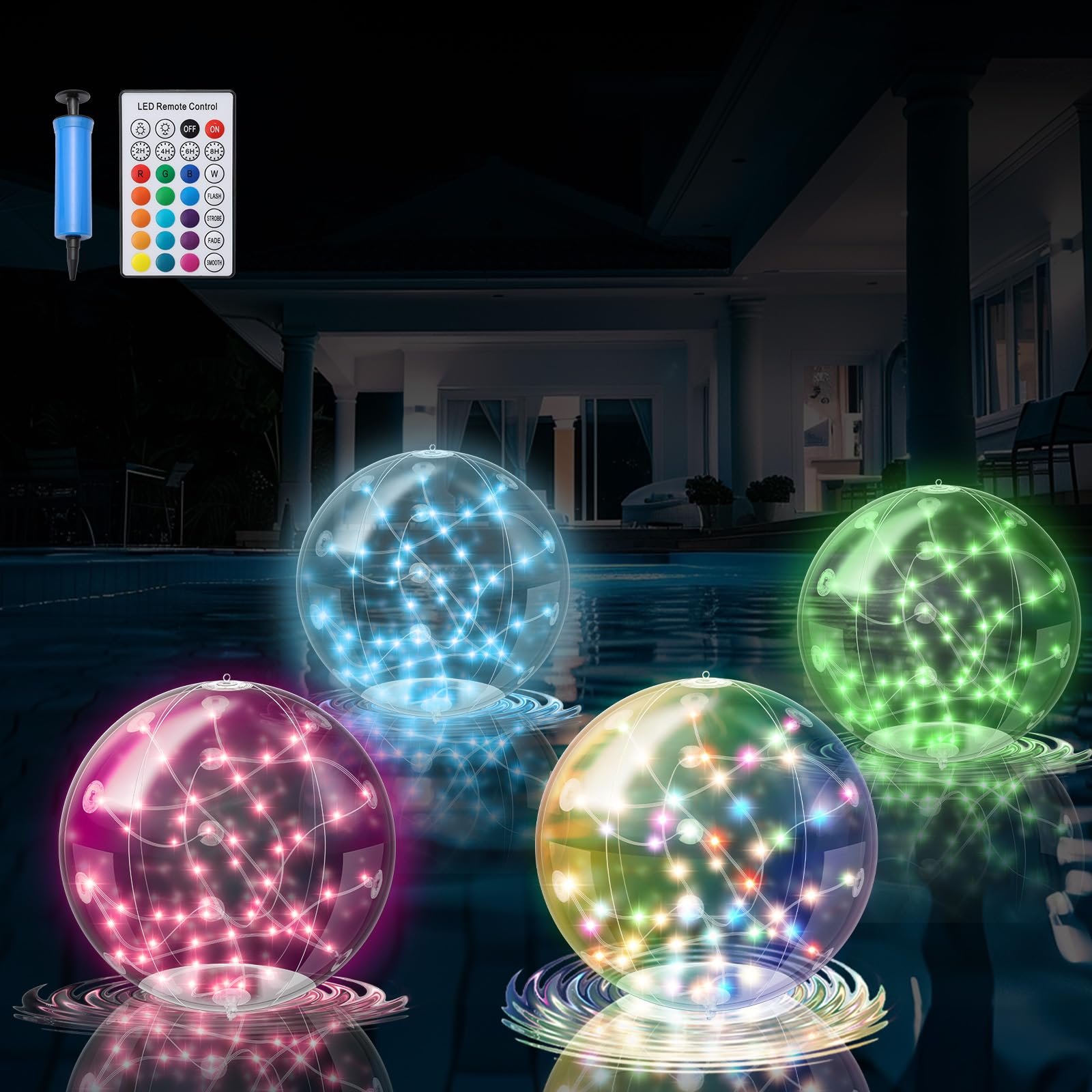 🔥Last day 48% OFF - Solar Floating Pool Lights