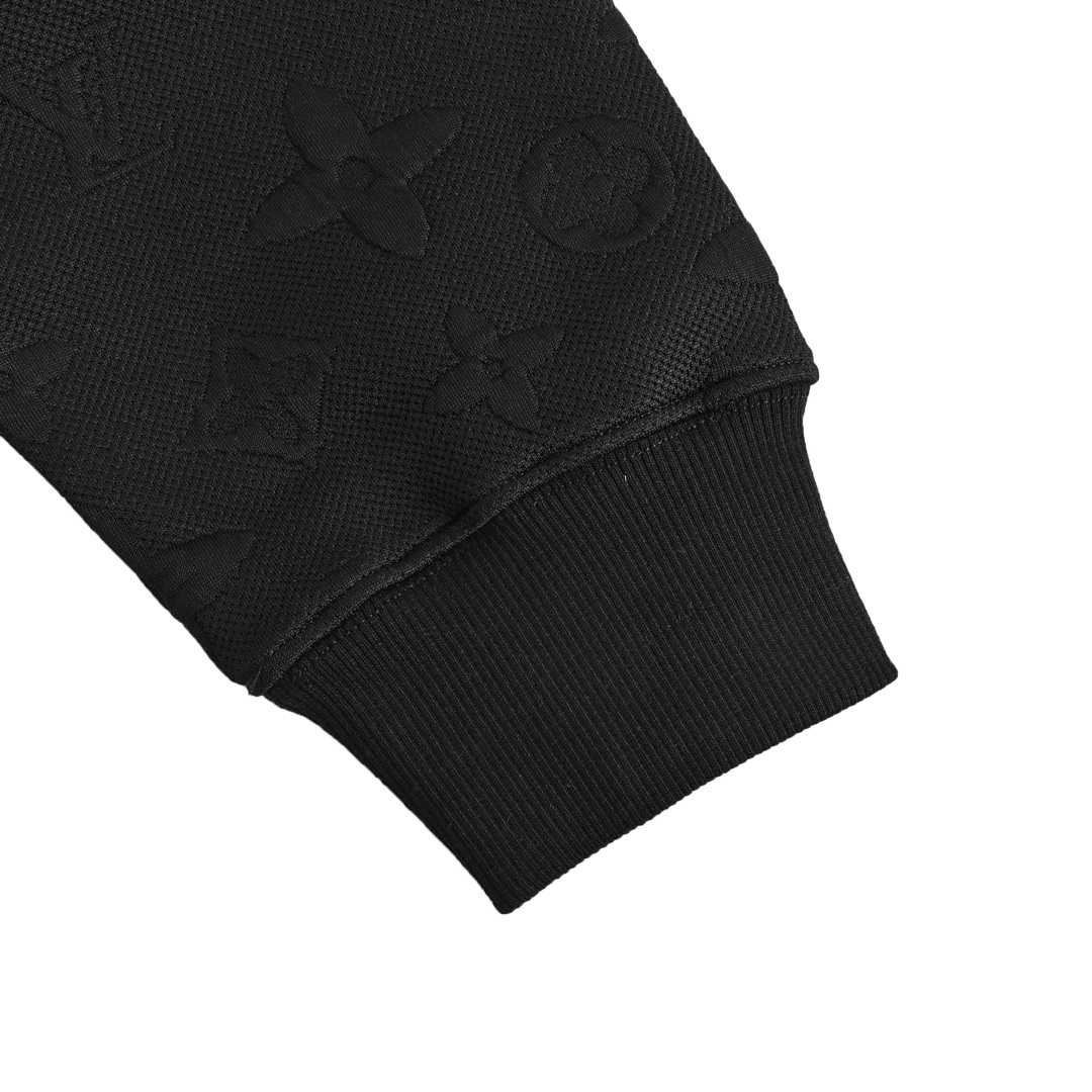Louis Vuitton 24Fw all-over print jacquard hooded sweatshirt