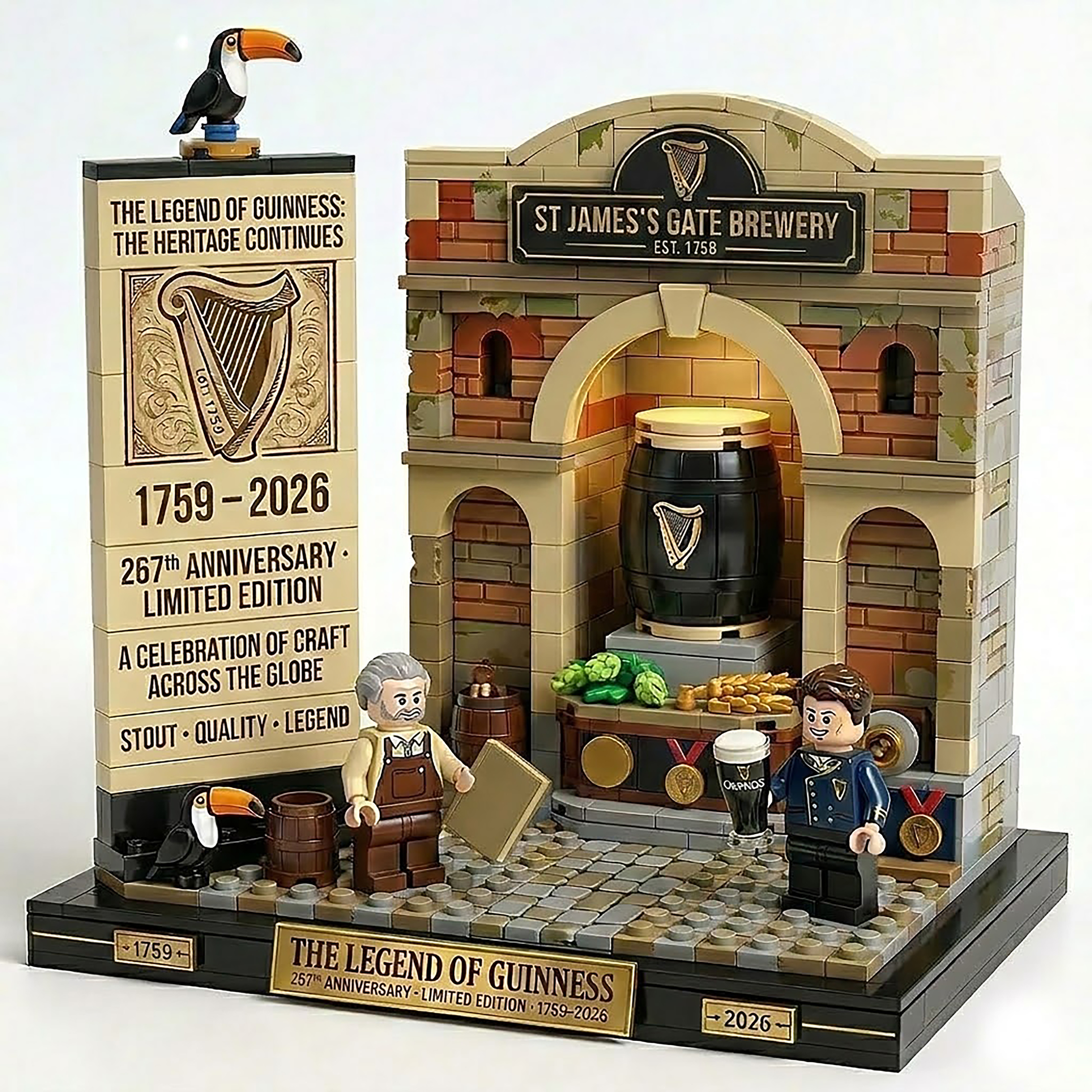 🍺 Guinness 267th Anniversary Limited Edition Building Set