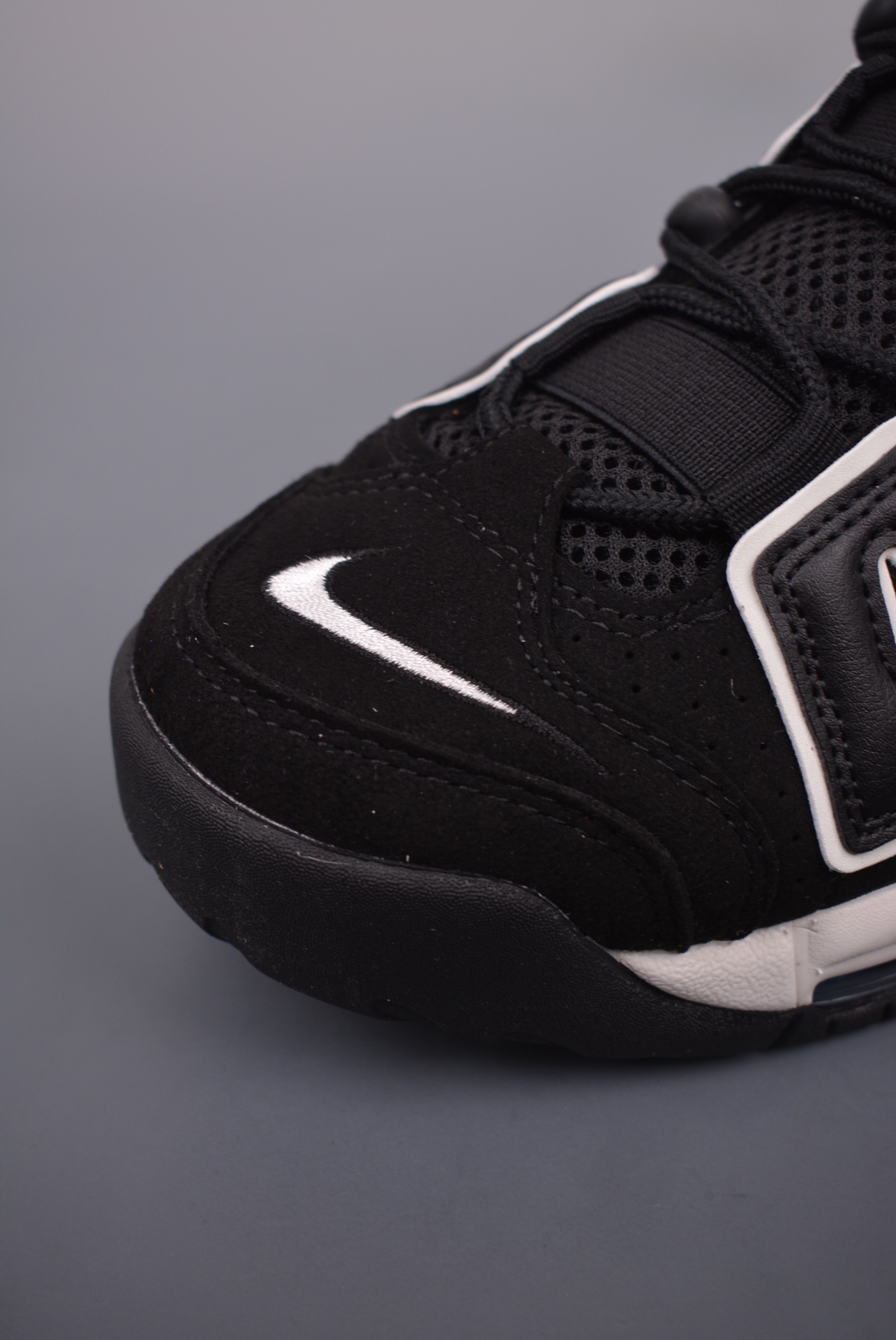 Nike Air More Uptempo Black White Blue FB8883-001