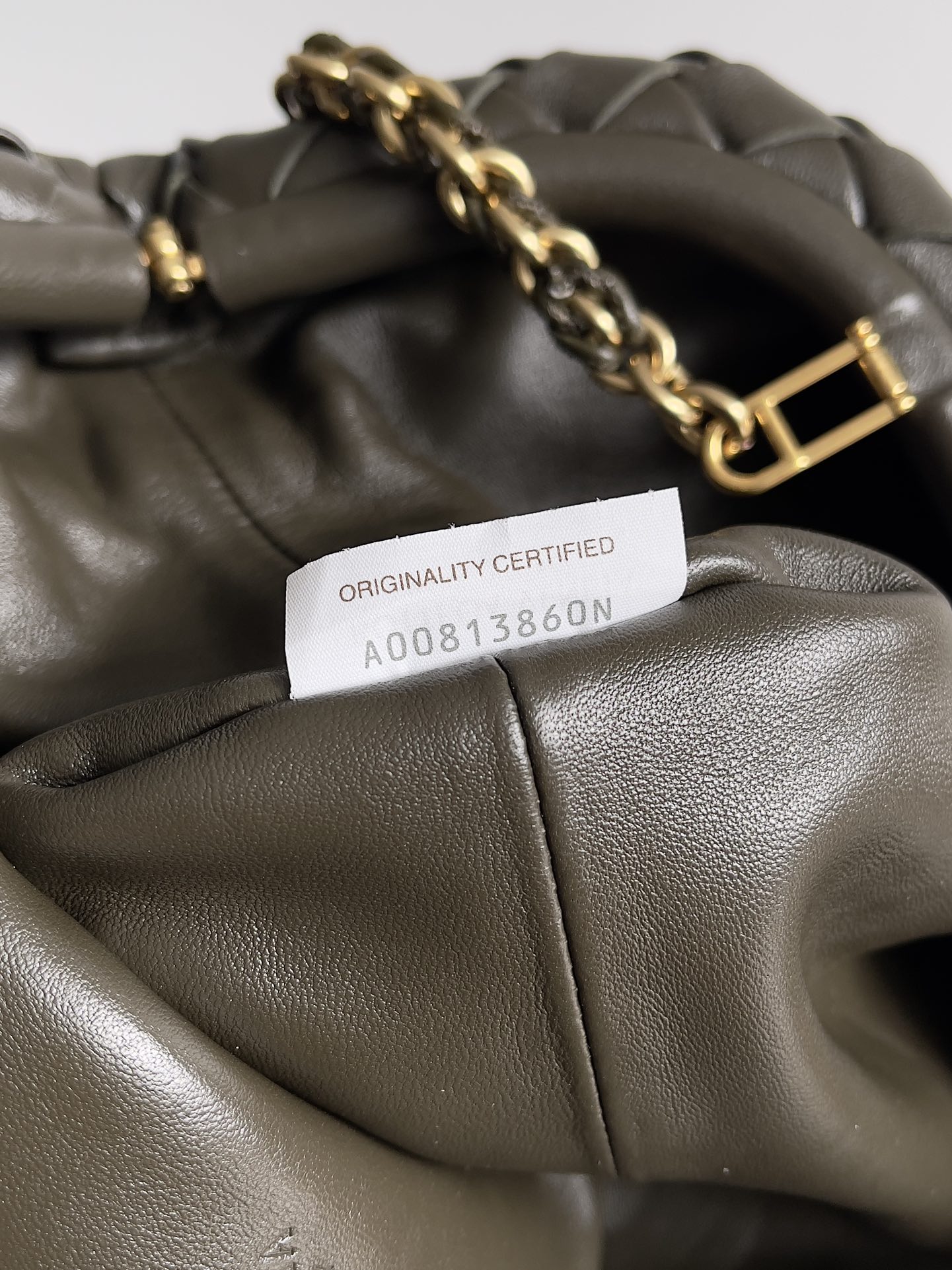 Bottega Veneta LAUREN CLUTCH chain clutch bag 785807