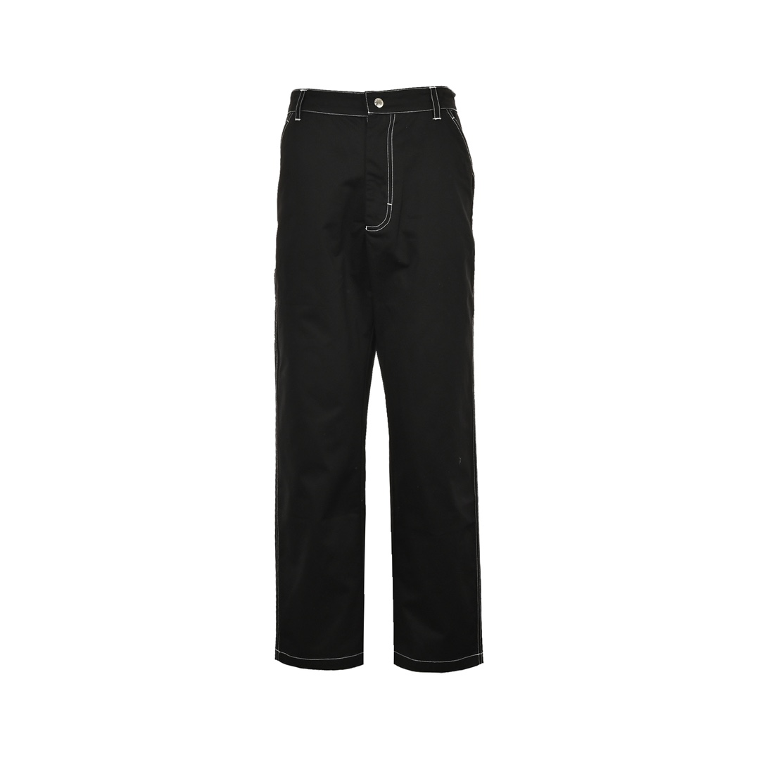 Prada contrast stitching stretch wide-leg trousers