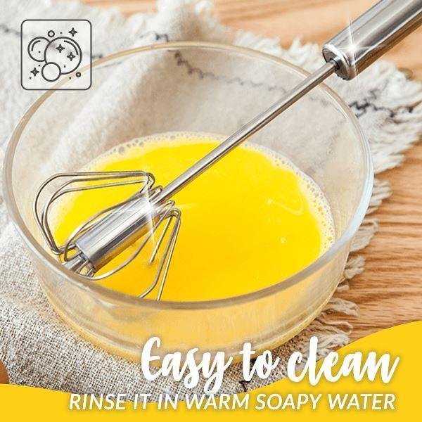 (MOTHER'S DAY HOT SALE)Stainless Steel Semi-Automatic Whisk--BUY 2 GET 2 FREE