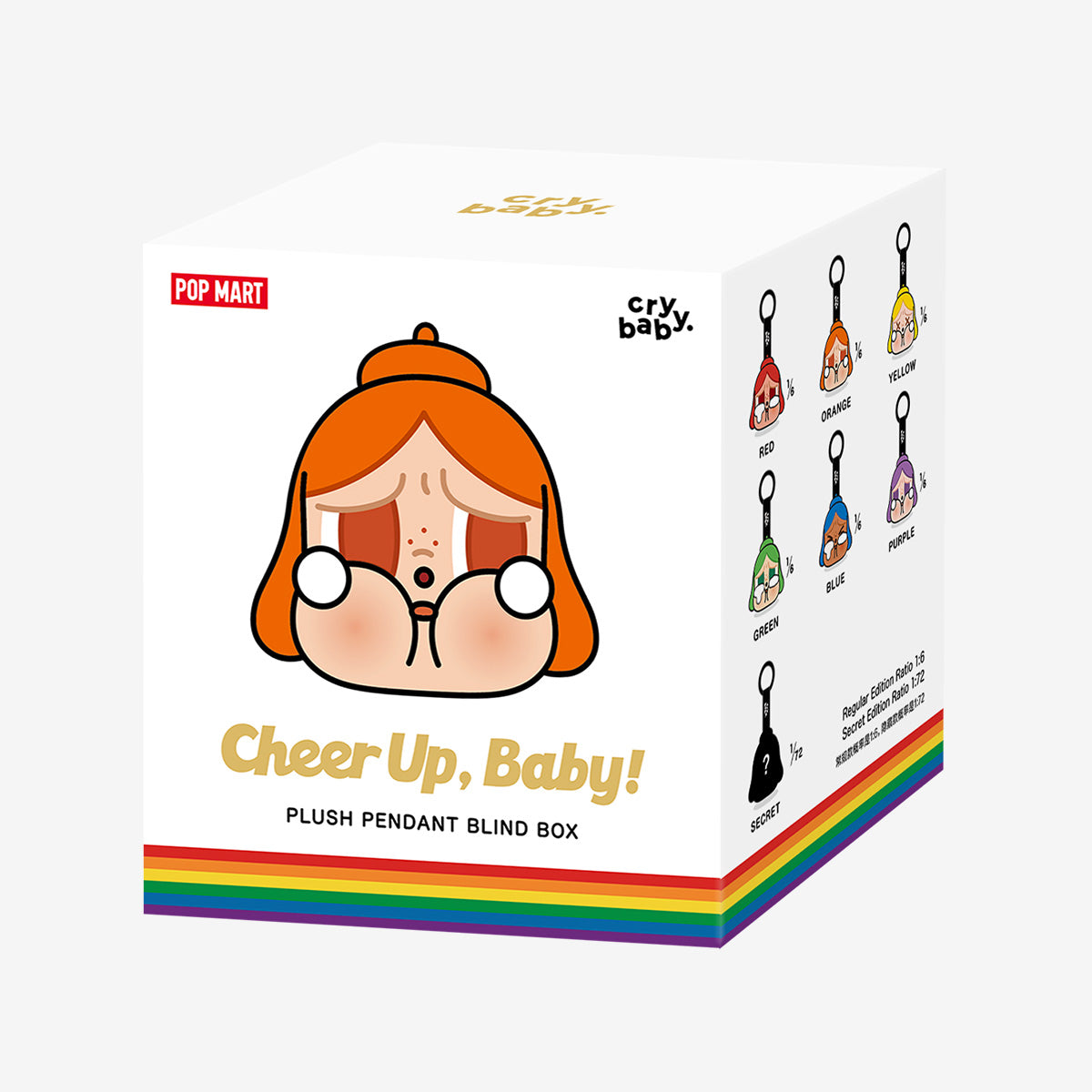 POP MART CRYBABY CHEER UP, BABY! SERIES-Plush Pendant [1 Blind Box]