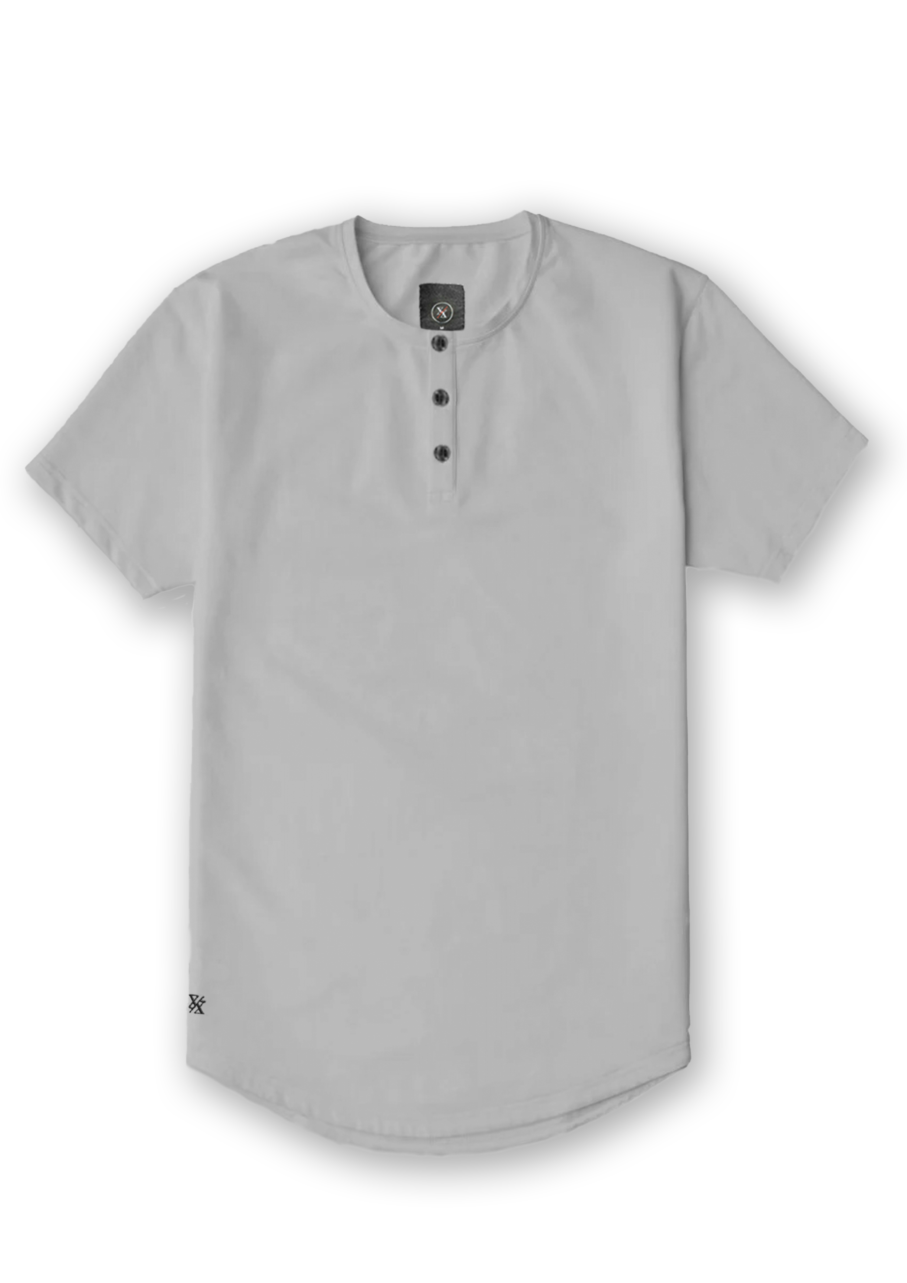 Henley Curved Hem