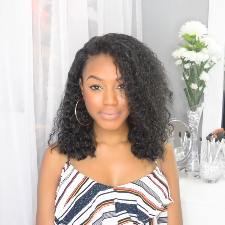 New Super Glueless Basic Cap Curly Wig