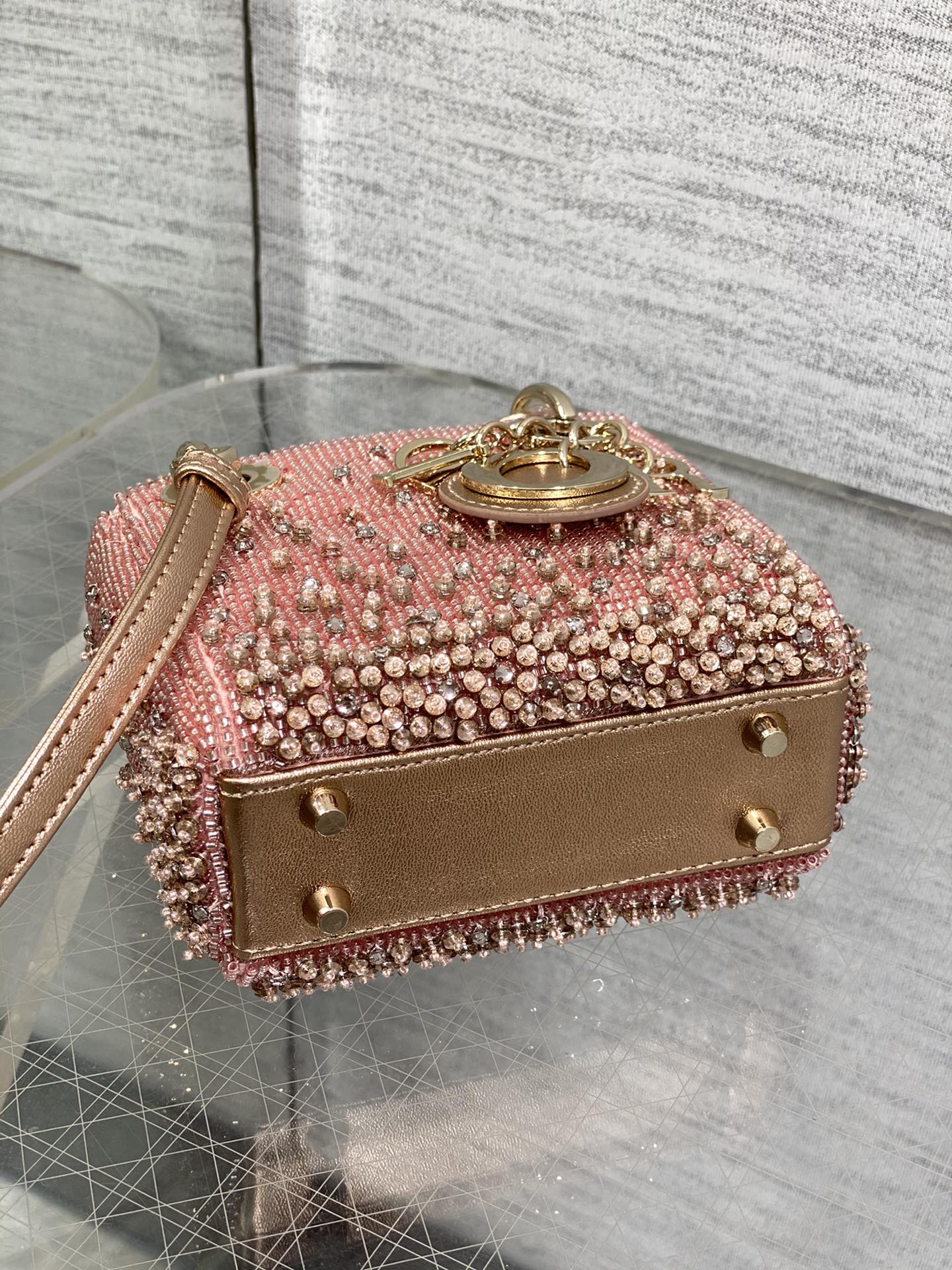 Dior Lady Limited Edition Beads Micro Series Princess Diana Bag