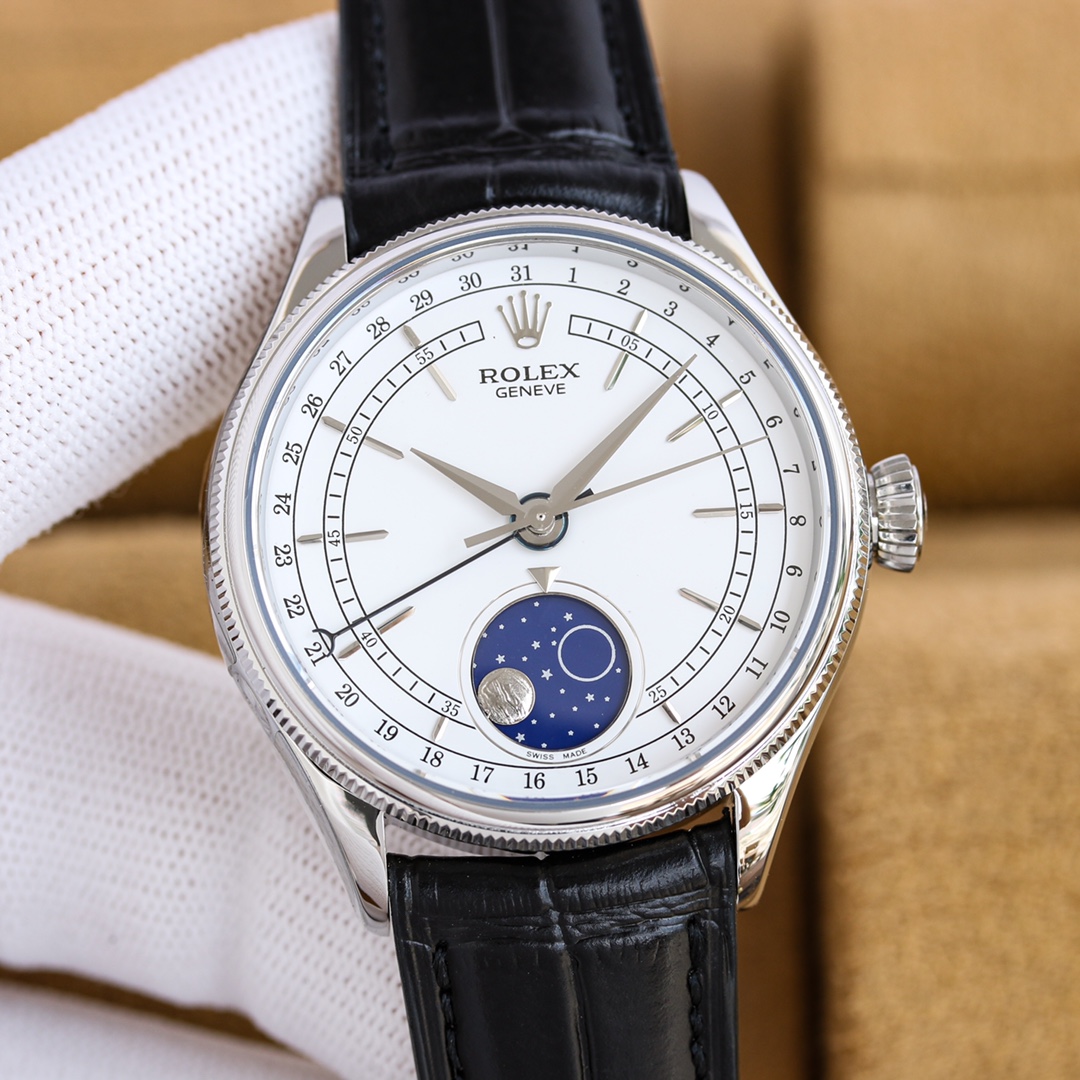 Rolex Cellini Series 50535 39mm Multi-Function True Moon Phase